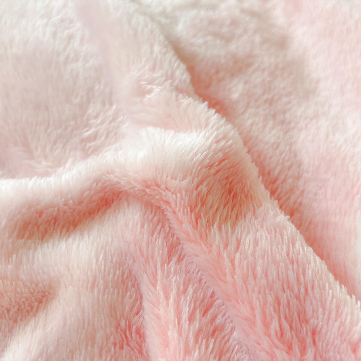 MorroMorn Fleece Fitted Sheet Full Only, Super Soft Plush Bottom Sheet with 20" Deep Pocket, Pink Kawaii Cute for Girls Kids Teen Fall Winter Spring, No Pillowcases (Rainbow Love, Full Size)