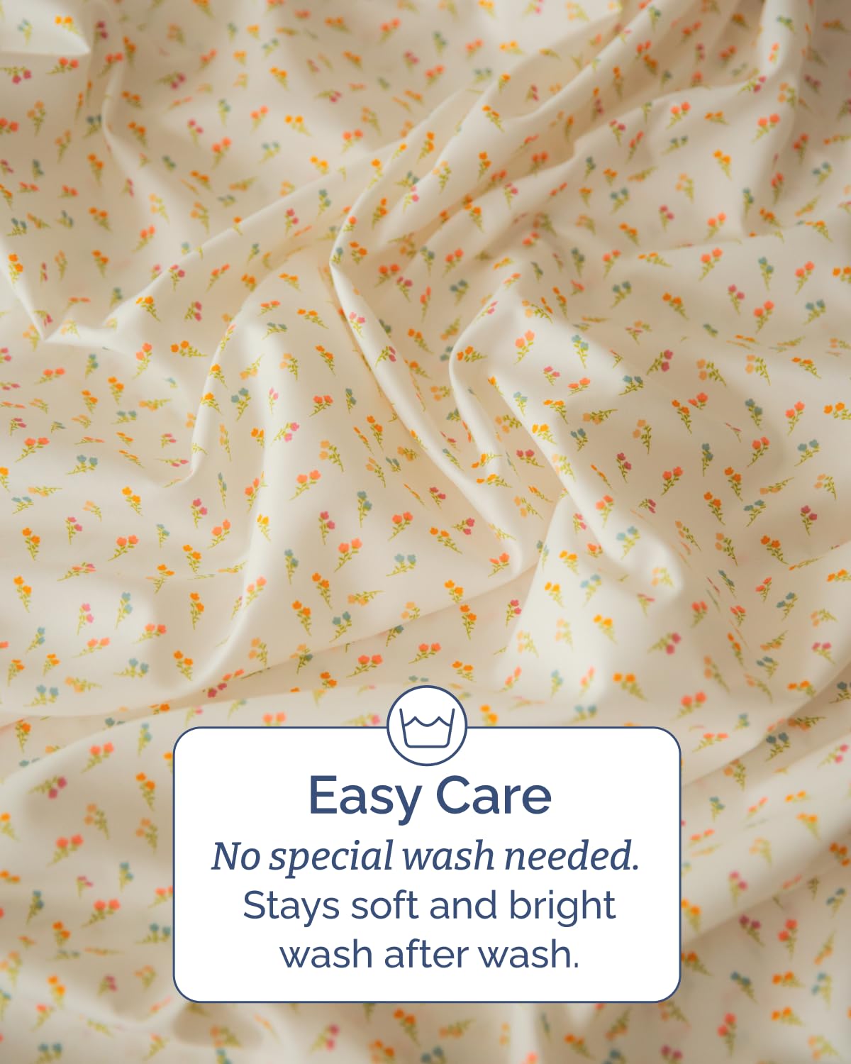 Floral Sheets - Flower Print Bed Sheet Set - 1 Flat, 1 Fitted & 2 Pillowcases w/ Deep Pockets - Comfy, Cozy, Wrinkle & Fade Free - Boho Botanical Bedding - Soft, Breathable & Cooling - Full Size Set