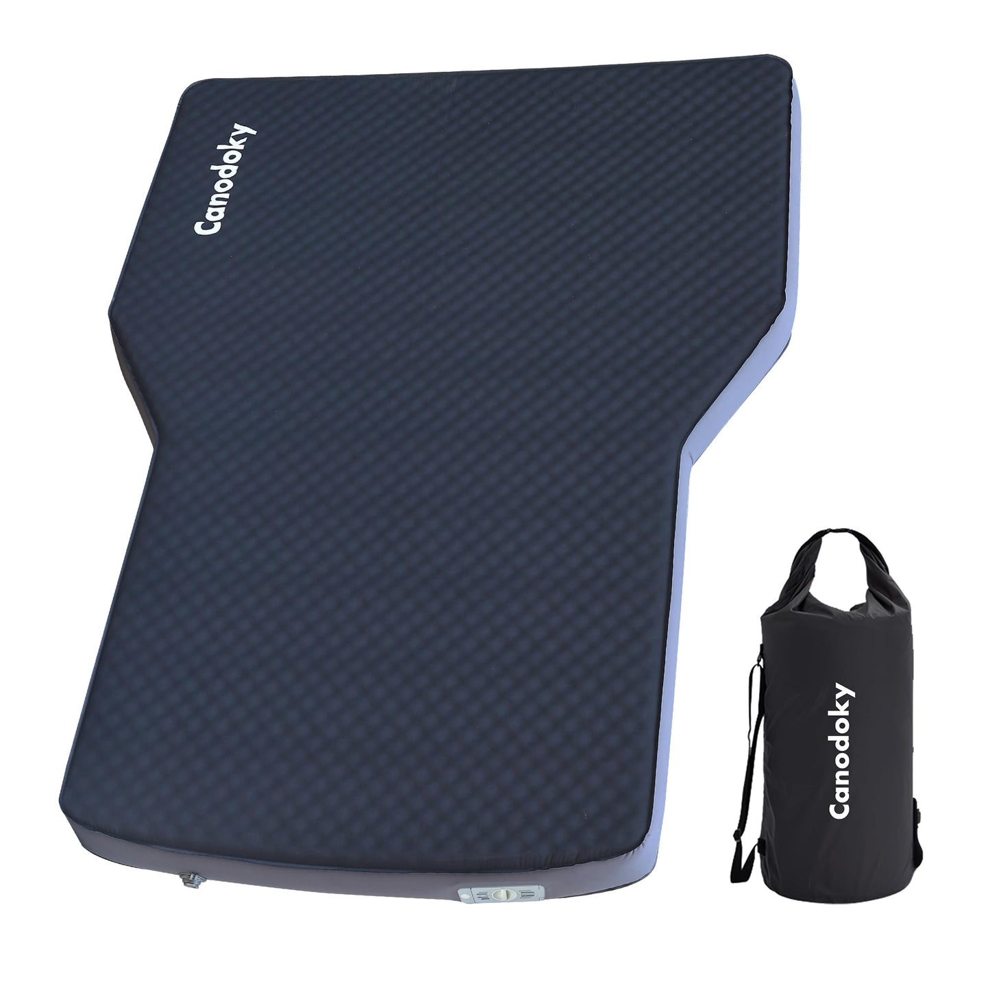 Upgraded Hybrid Foam & Air SUV Mattress with Rechargeable Built-in Pump, Quick Inflation & Deflation, 4" Ultra-Thick, Comfortable Mattress for Car Camping & Road Trips, Perfect for Mid & Large SUVs