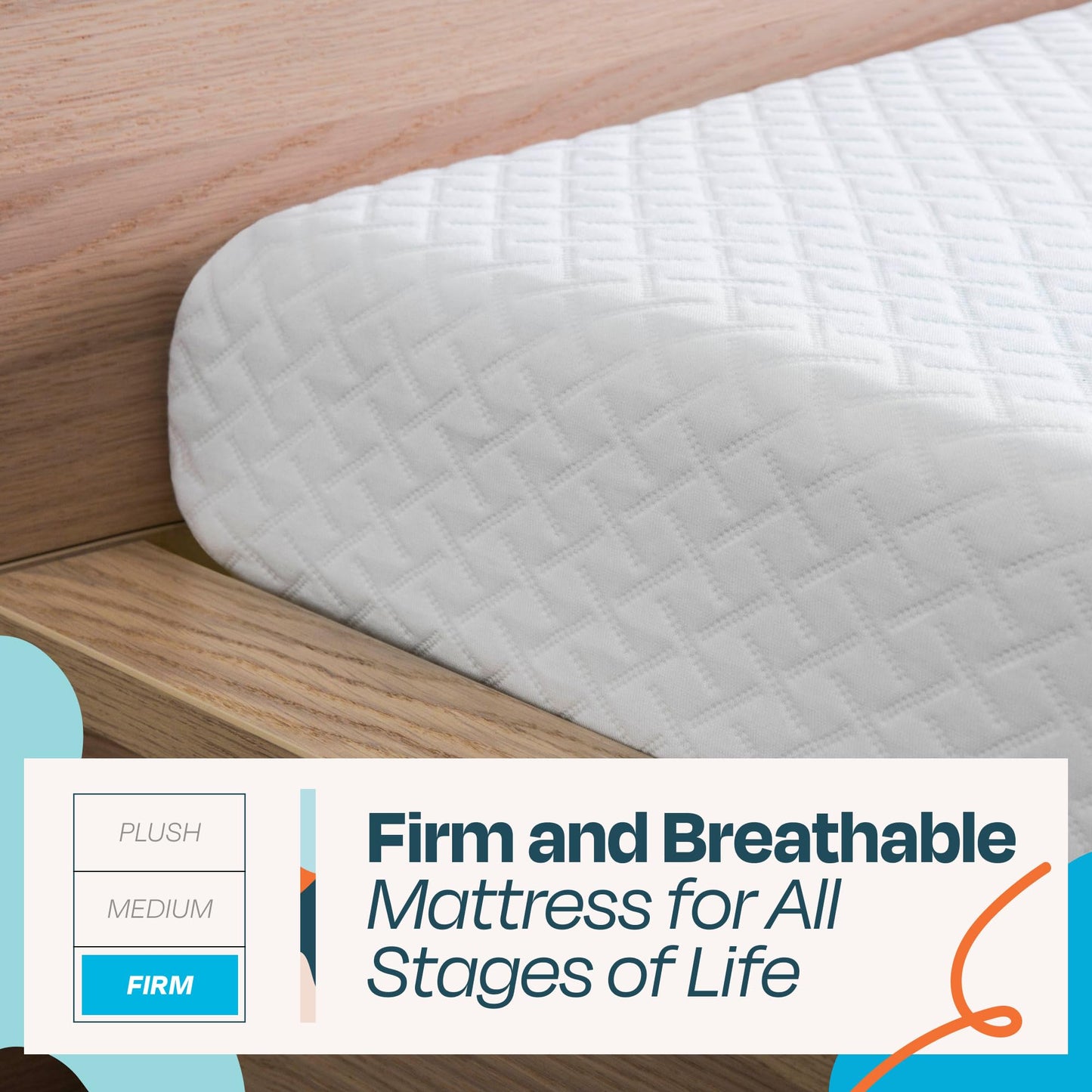 Linenspa 5 Inch Gel Infused Memory Foam Mattress - Queen Size - Firm - Low Profile Bed - Mattress in a Box - Youth or Kids Bed - Guest Bedroom - Pressure Relieving and Breathable - CertiPur Certified