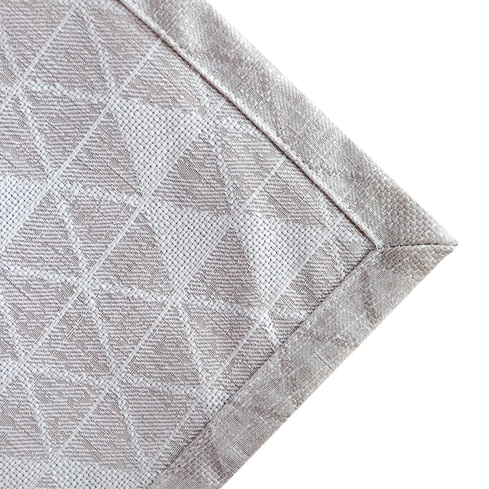 GLORY SEASON Waterproof Oilproof Wipeable Tablecloth Rustic Linen Style Fabric with TPU Vinyl Table Cloth Rectangle Table Cover for Kitchen Dining and Buffet Parties Camping