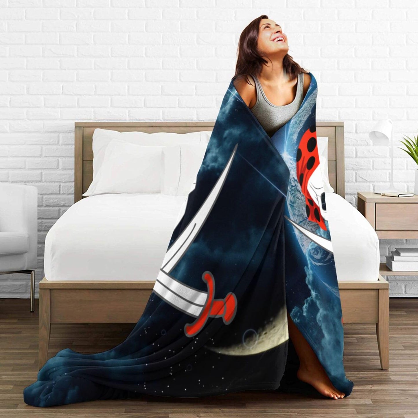 Pirate Blanket Super Soft Flannel Blanket Comfy Cozy Throw Blanket Couch Lightweight Blankets for Living Room Bedroom 40"x30"