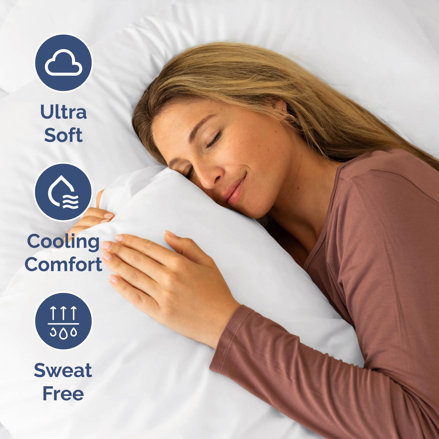 Short Queen Size 4 Piece Sheet Set - RV Short Queen, Ultra-Soft, Breathable & Cooling Bed Sheets Set with Deep Pockets - Hotel Luxury Bedding for Women & Men - Wrinkle Free & Fade Resistant - White