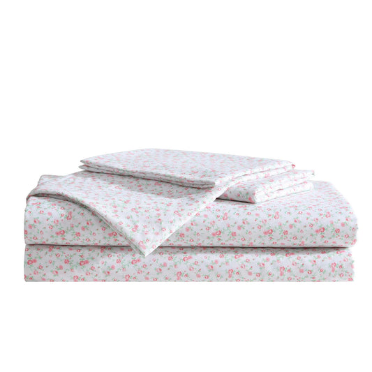 Betsey Johnson - Queen Bed Sheets, Fade & Wrinkle Resistant Bedding Set with Matching Sham(s), Soft & Lightweight Bedding Essentials (Whimsical Floral Green, Queen)