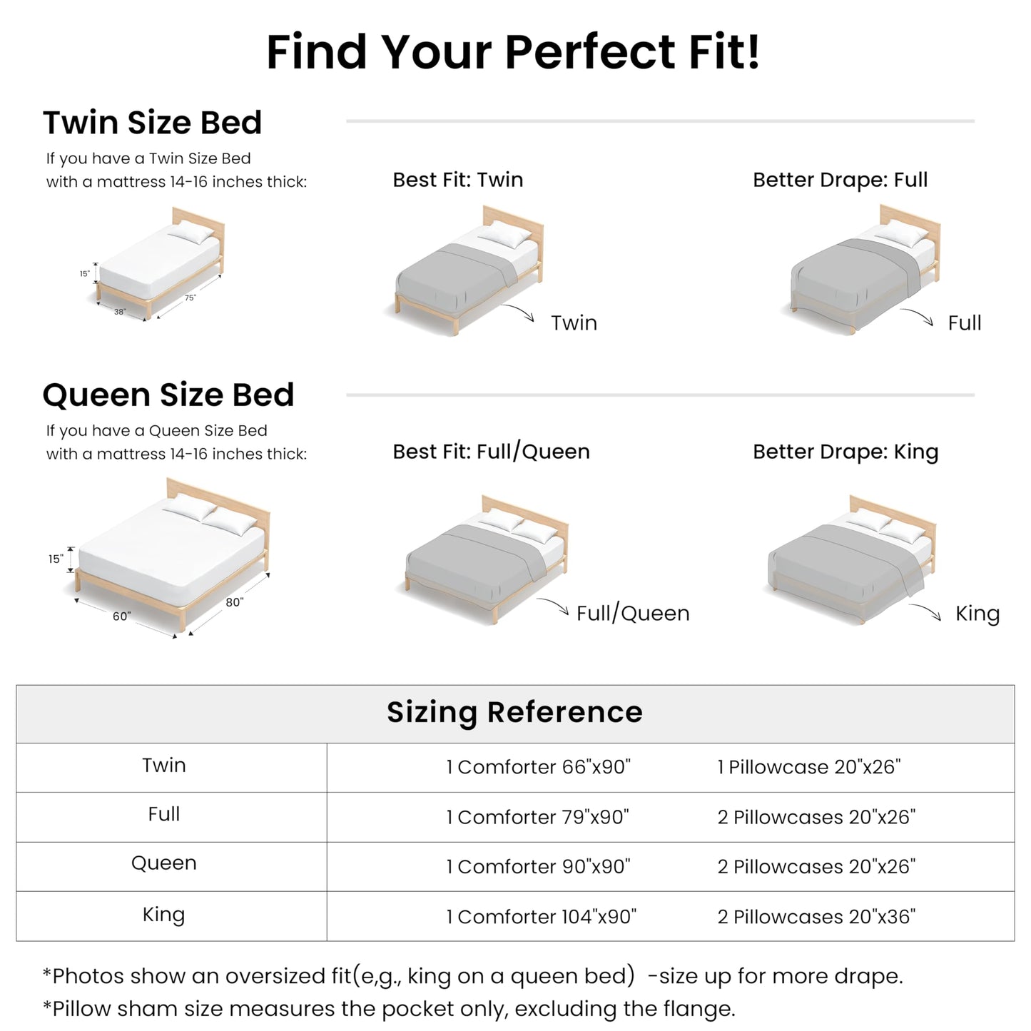 Love's cabin Dark Grey Twin/Twin XL Comforter Set, 2-Piece Prewashed Bed Set with 1 Comforter (66 x 90 in) & 1 Pillowcase, Lightweight & Breathable for All Seasons