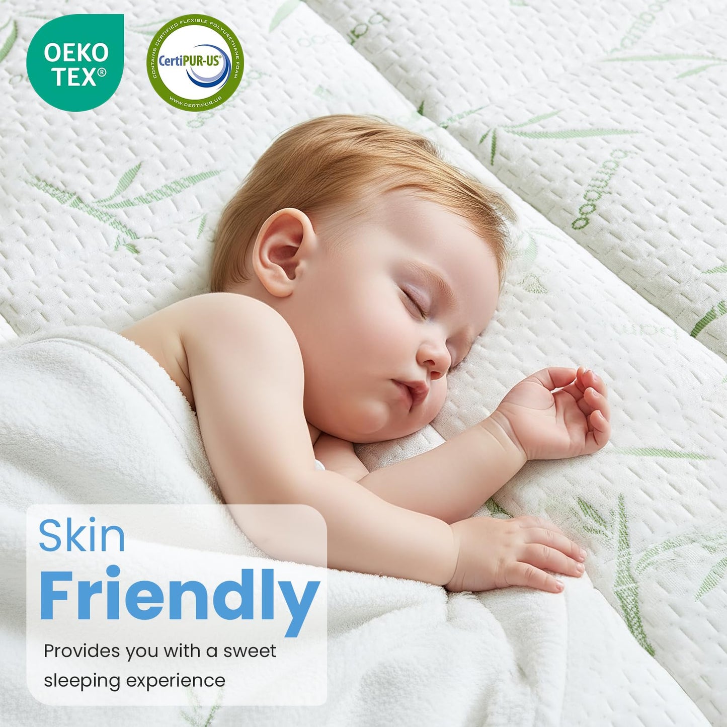 Sweetcrispy Dual Layer Queen Memory Foam Mattress Topper, 2 Inch Gel Memory Foam Plus 1 Inch Down Alternative Pillowtop Mattress Pad Cover, Cooling Bed Topper for Pressure Relief