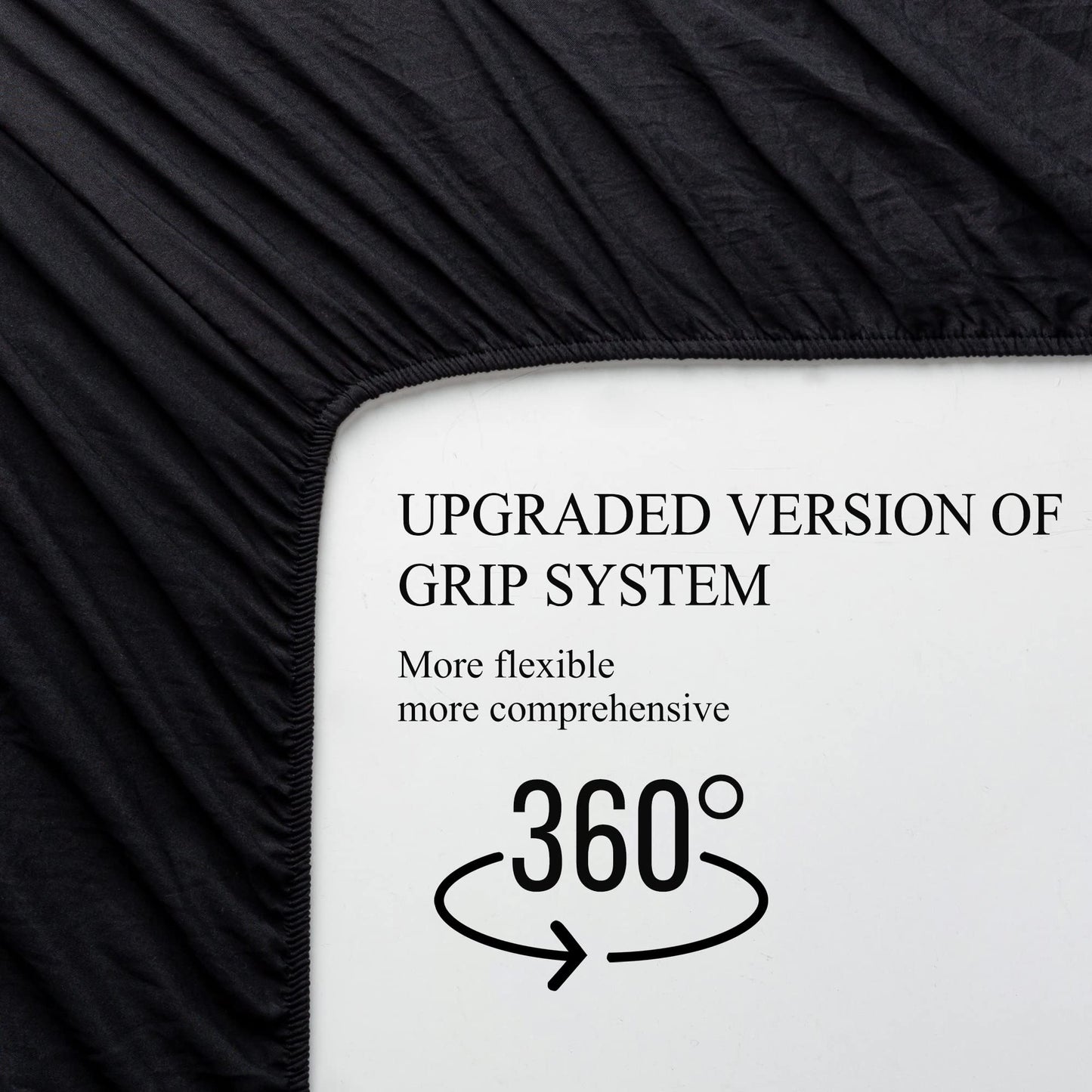 4 Piece Bed Sheet Set (Queen,Black) 1 Flat Sheet,1 Fitted Sheet and 2 Pillow Cases,Brushed Microfiber Luxury Bedding with Deep Pockets
