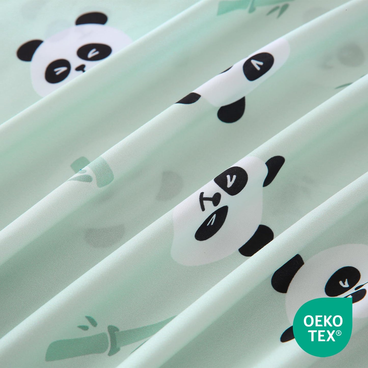 ChicView Twin Sheet Set Kids,3 Pieces Breathable Soft Microfiber Bedsheets for Child Boys Girls, Anti Pilling Deep Pockets Easy Care Bed Sheets, Panda