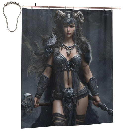 HEILIVIO Shower Curtain Princess Waterproof Fabric Stylish Durable Bathroom Decor,Quick-Dry,60x72inches,Includes Hooks