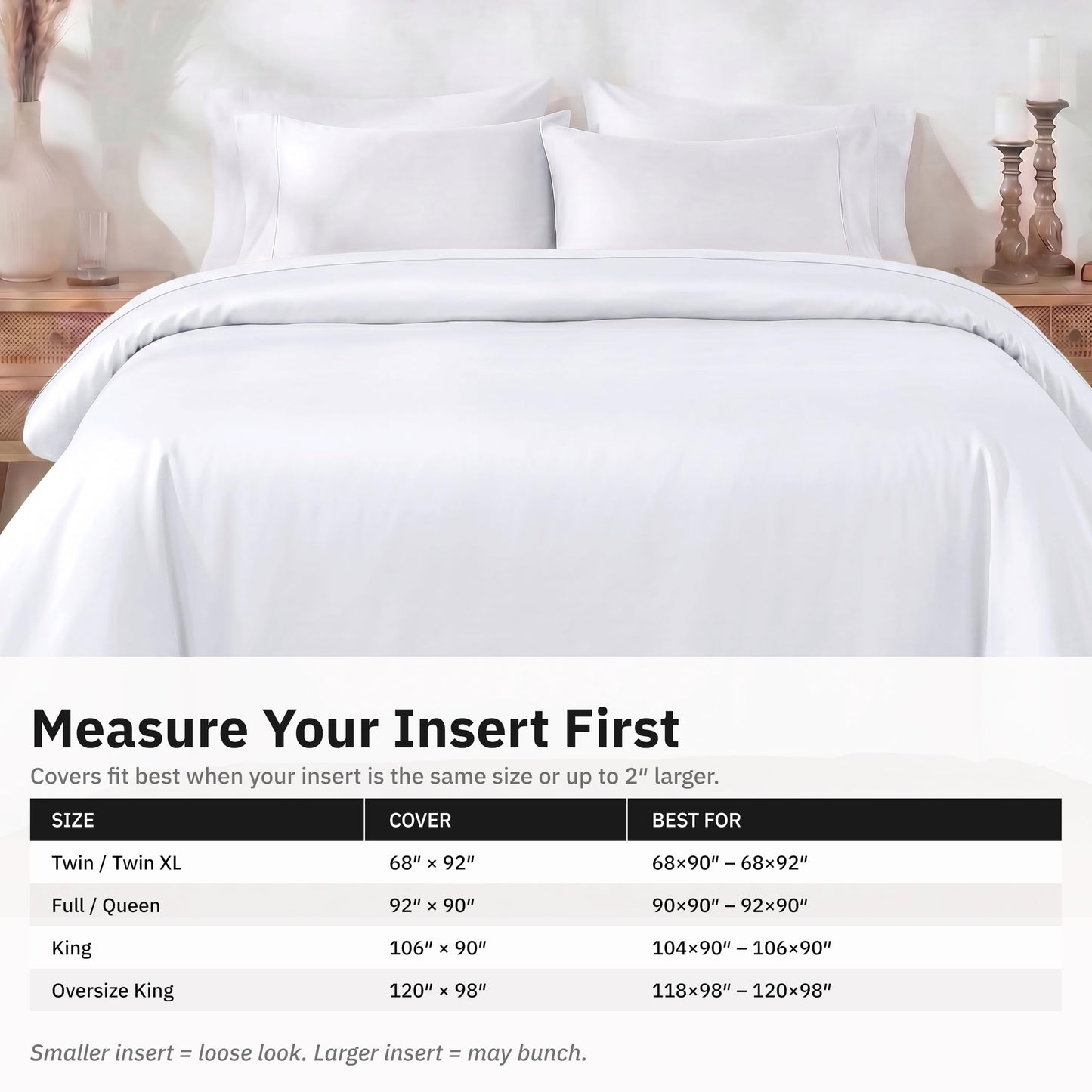 California Design Den Duvet Cover Queen Size/Full Size -Winner Good Housekeeping Best Bedding Awards 2025, 400 Thread Count Sateen, 100% Cotton Bedding Duvet Covers,Button Closure & Corner Ties -White