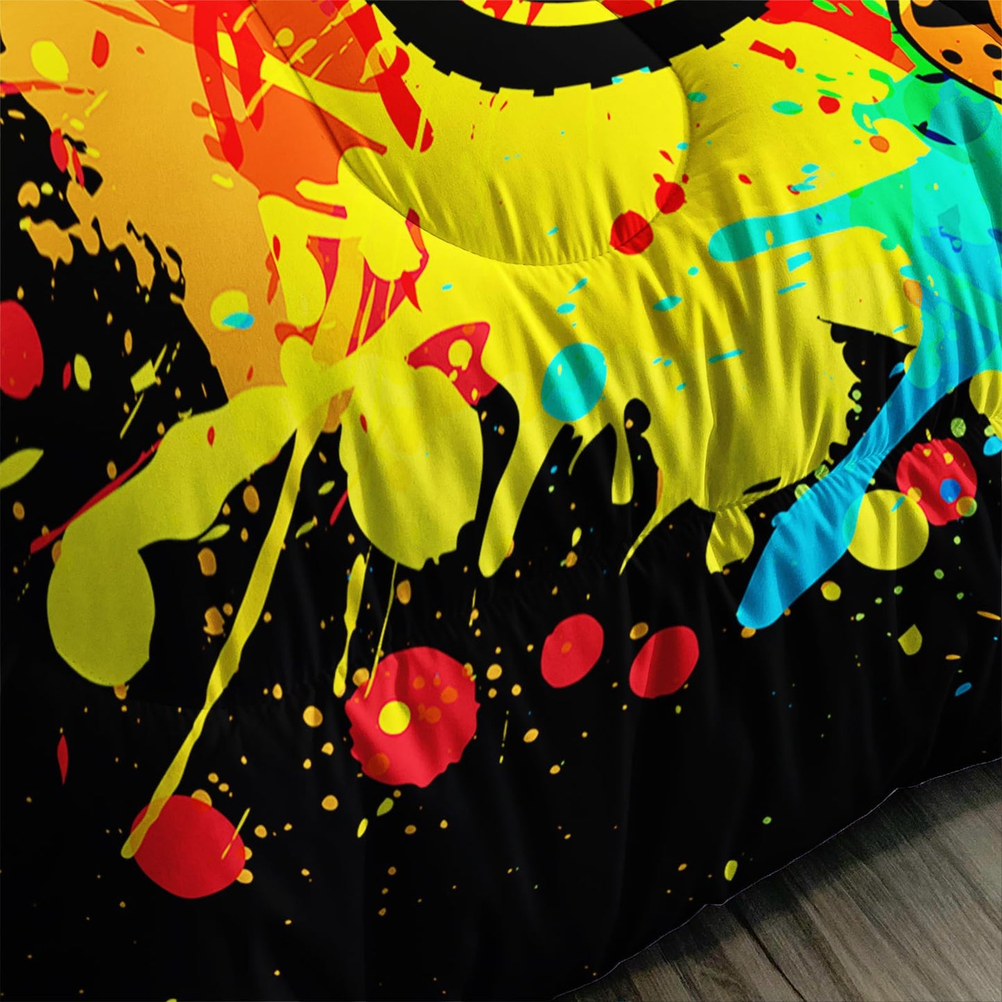 Axolotl Motocross Bedding Set Twin,Dirt Bike Comforter Set,Extreme Sports Bedding,Motorcycle Racer Comforter Set Motocross Comforter Motor Vehicles Biker for Boys Kids Teens Men,1 Quilt 2 Pillowcases