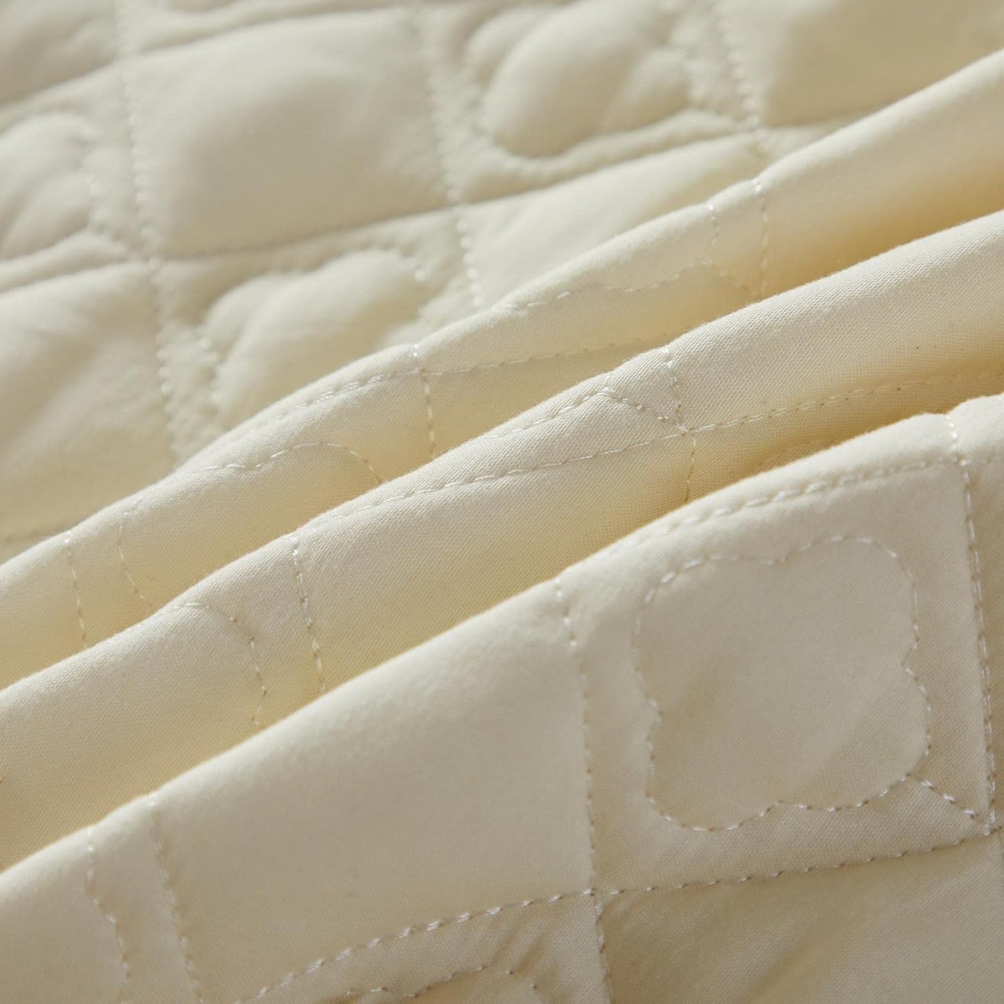 Cotton Quilted Mattress Protector Topper, Deep Pocket, Non-Slip for 18'-24' Mattresses