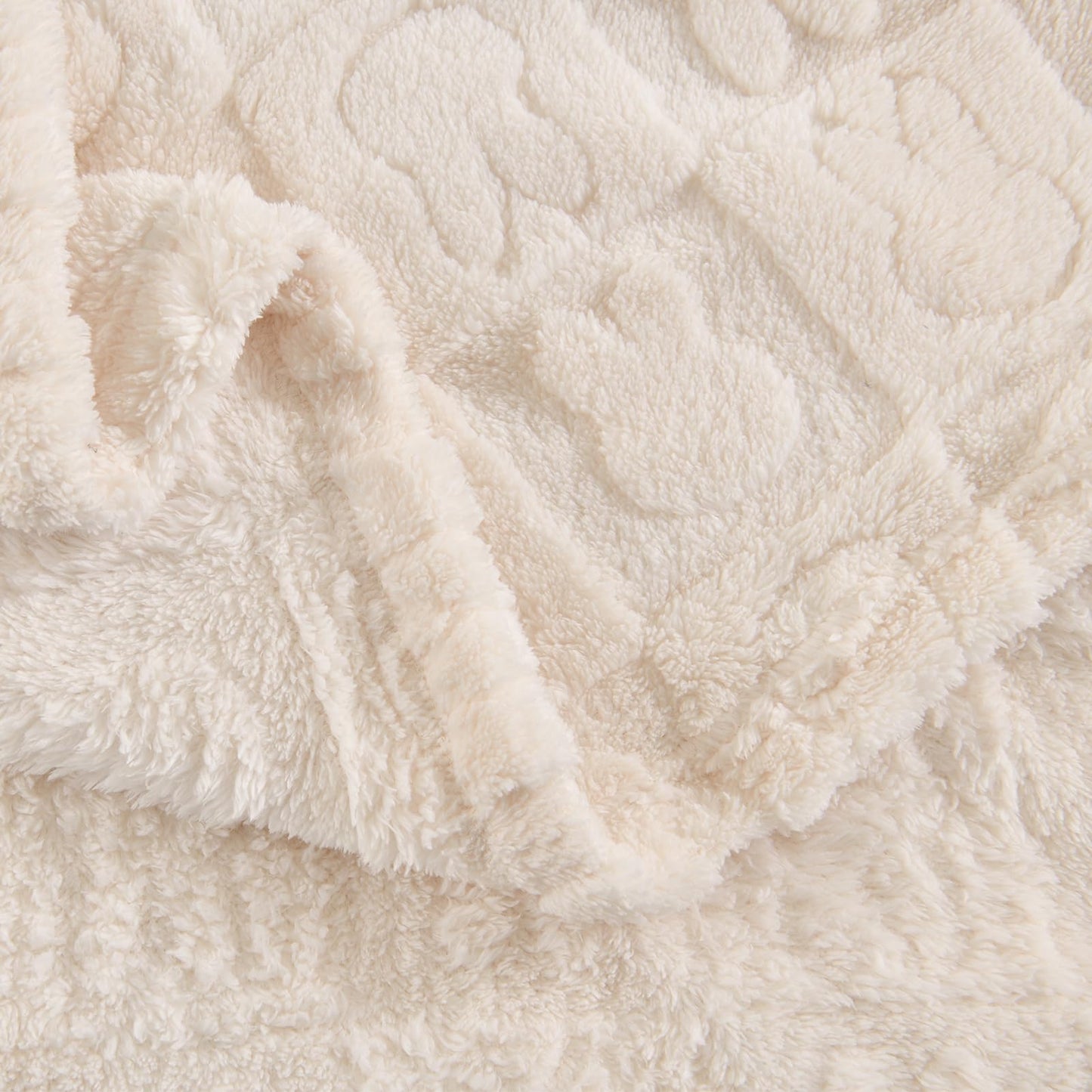 GIOKARNNA Bunny Checkered Throw Blankets,Soft Warm Blankets for Lover Women Men Friends Gifts Pets,Lightweight Fuzzy Blanket for Couch Sofa Bed Travel and Camping(Beige,90"x90")
