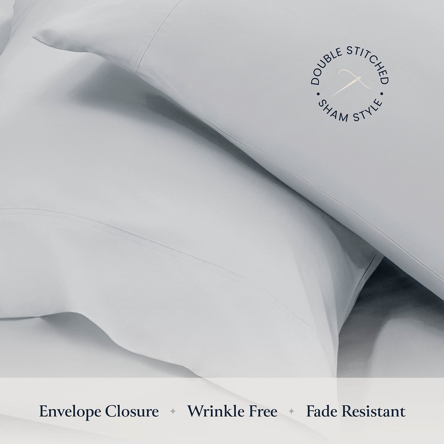 BELADOR Silky Soft Cali King Sheet Set -Luxury 6 Piece Bed Sheets for California King Size Bed, Secure-Fit Deep Pocket Sheets with Elastic, Breathable Hotel Sheets & Pillowcase Set, Wrinkle Free