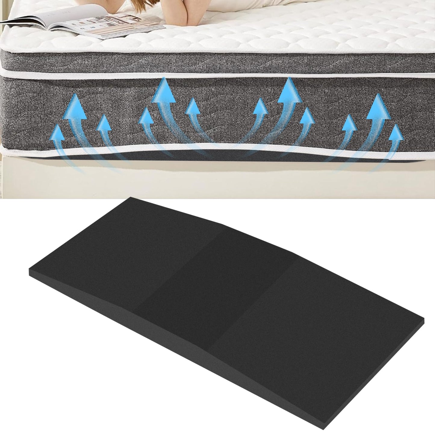 Under Mattress Support Board, High Density Foam Insert Pad for Sagging Bed