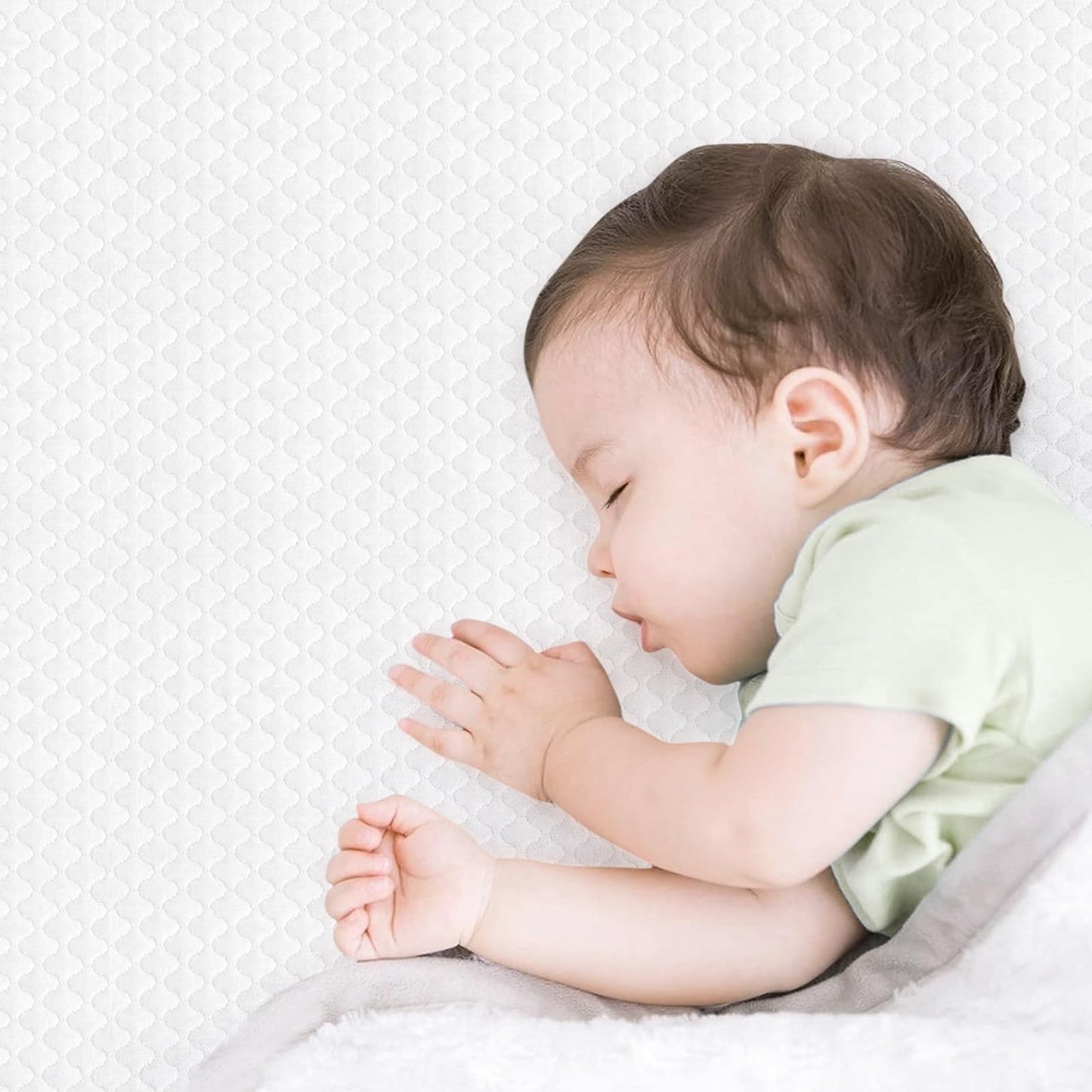 Dourxi Crib Mattress, Dual-Sided Comfort Baby and Toddler Mattress with Gel Memory Foam and Removable Cover, Fits Standard Size Cribs and Toddler Bed, 52x27.5x5.5 inches