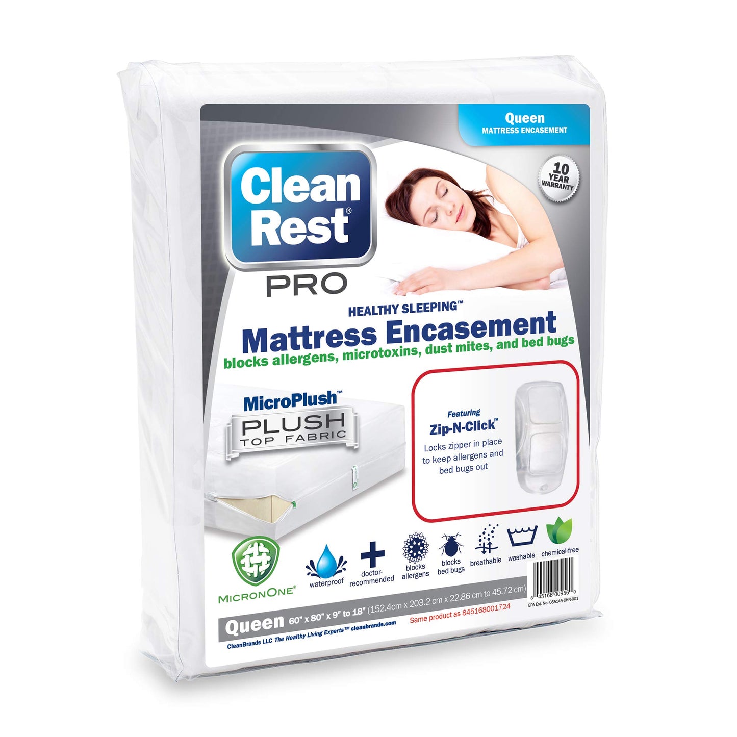 CleanRest Pro Mattress Encasement Queen