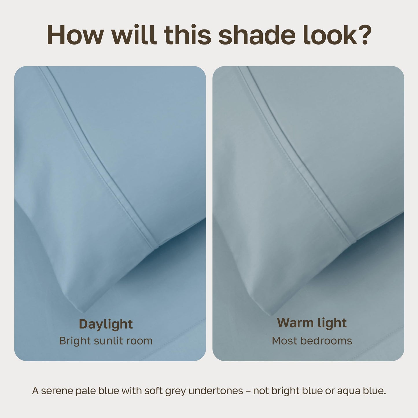 California Design Den Natural 100% Long Staple Cotton Duvet Cover Queen Size/Full Size Only Premium 400 Thread Count Duvet Cover Queen Size Cotton, Soft Weave, Button Closure Corner Ties - Sky Blue