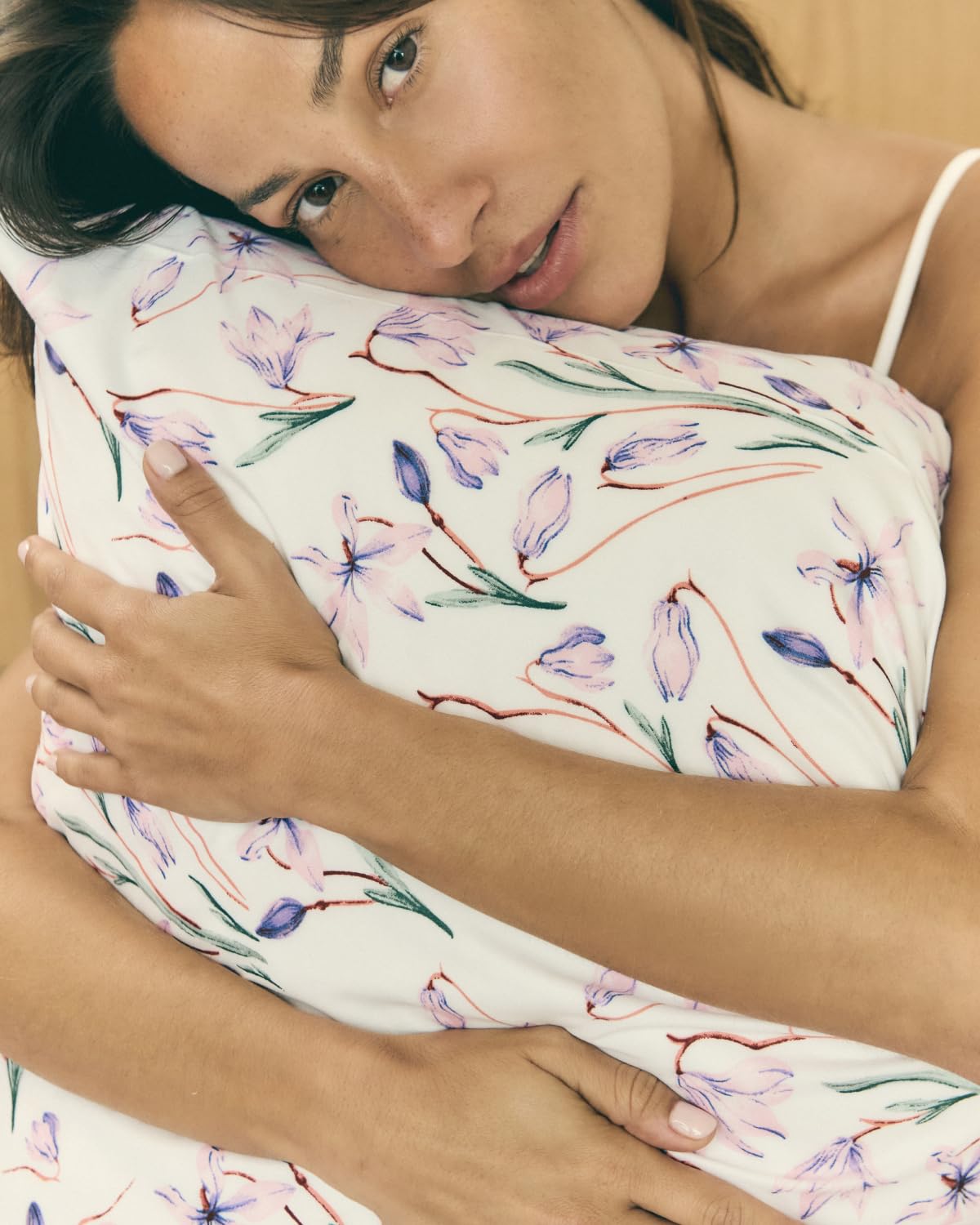 Floral Sheets - Pink Floral Bed Sheet Set - 1 Flat & 1 Fitted & 2 Pillowcases w/ Deep Pockets - Comfy, Wrinkle & Fade Free - Boho Botanical Bedding - Ultra-Soft, Breathable & Cooling - Full Size Set