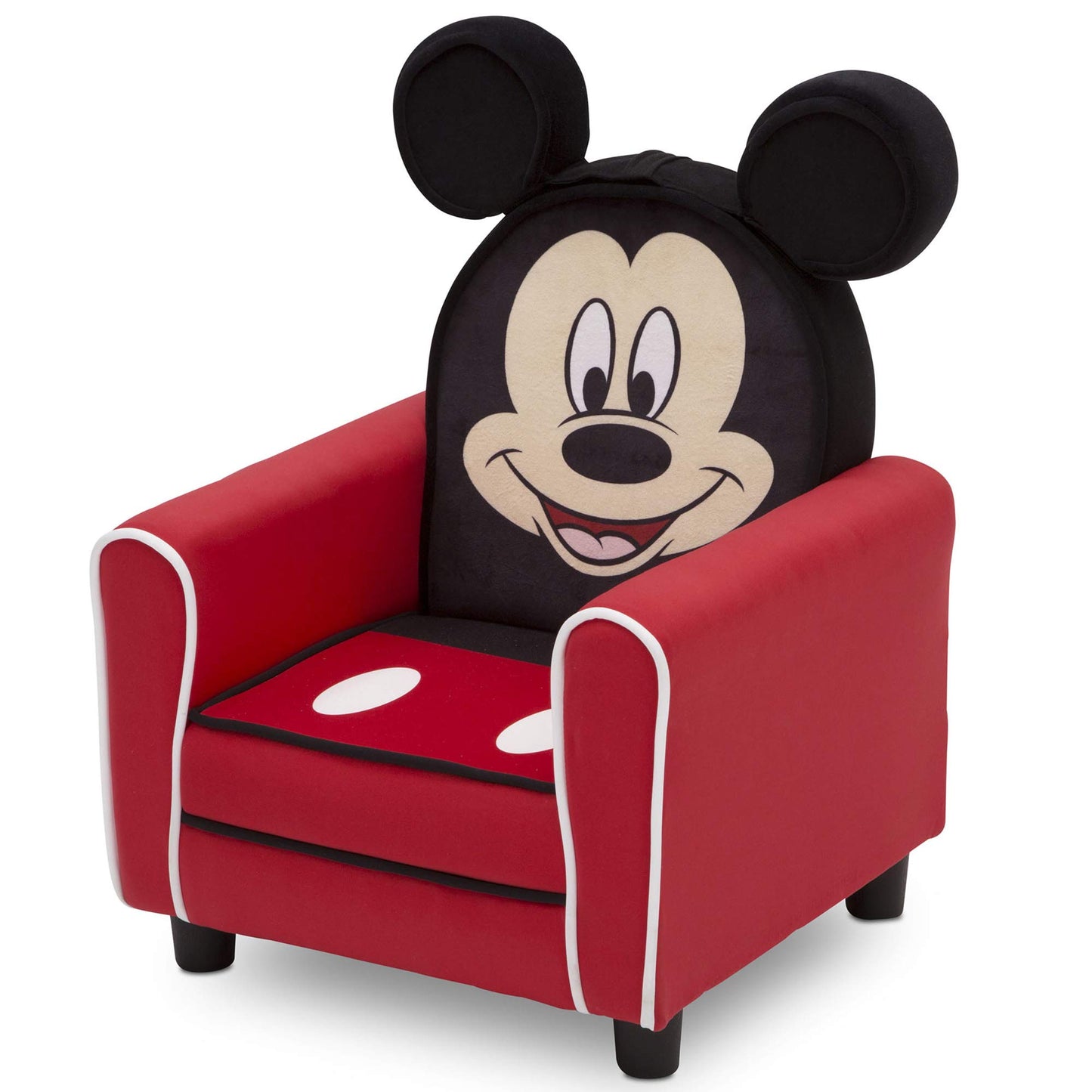 Delta Children Figural Upholstered Kids Chair, Disney Mickey Mouse