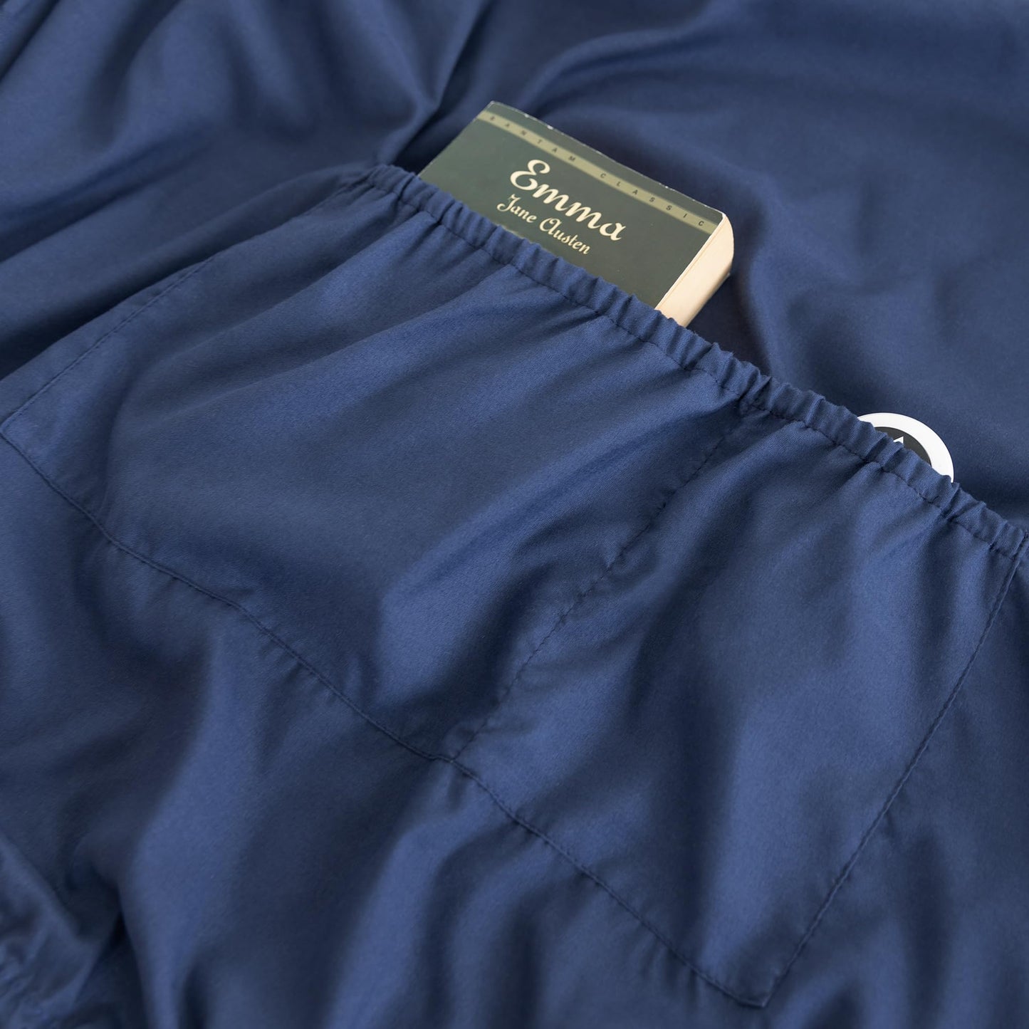 Twin Fitted Sheet Only - Premium 1800 Super Soft & Cozy Microfiber, Wrinkle, Fade, Shrinkage Resistant Deep Pocket Twin Size Fitted Bottom Sheet, Navy
