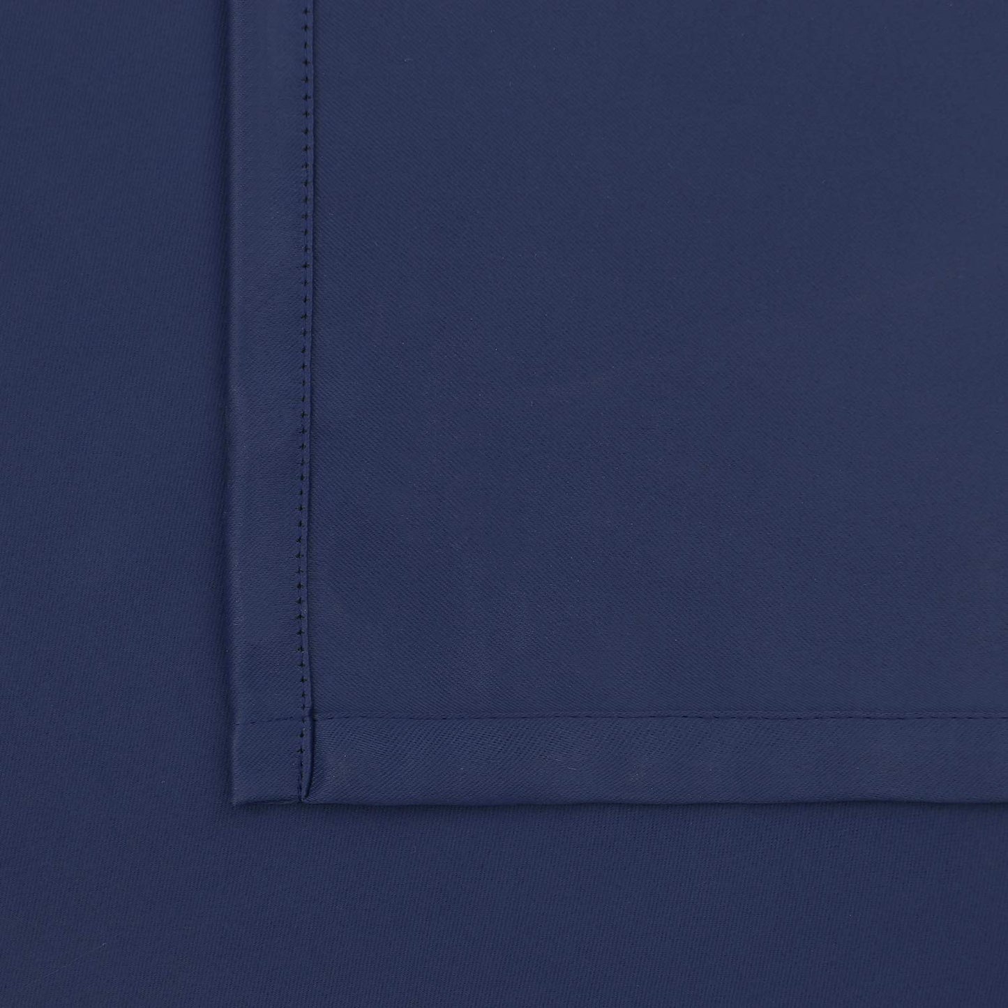 BGment Rod Pocket and Back Tab Blackout Curtains for Bedroom - Thermal Insulated Room Darkening Curtains for Living Room, 42x63 inch, 2 Window Curtain Panels, Navy Blue