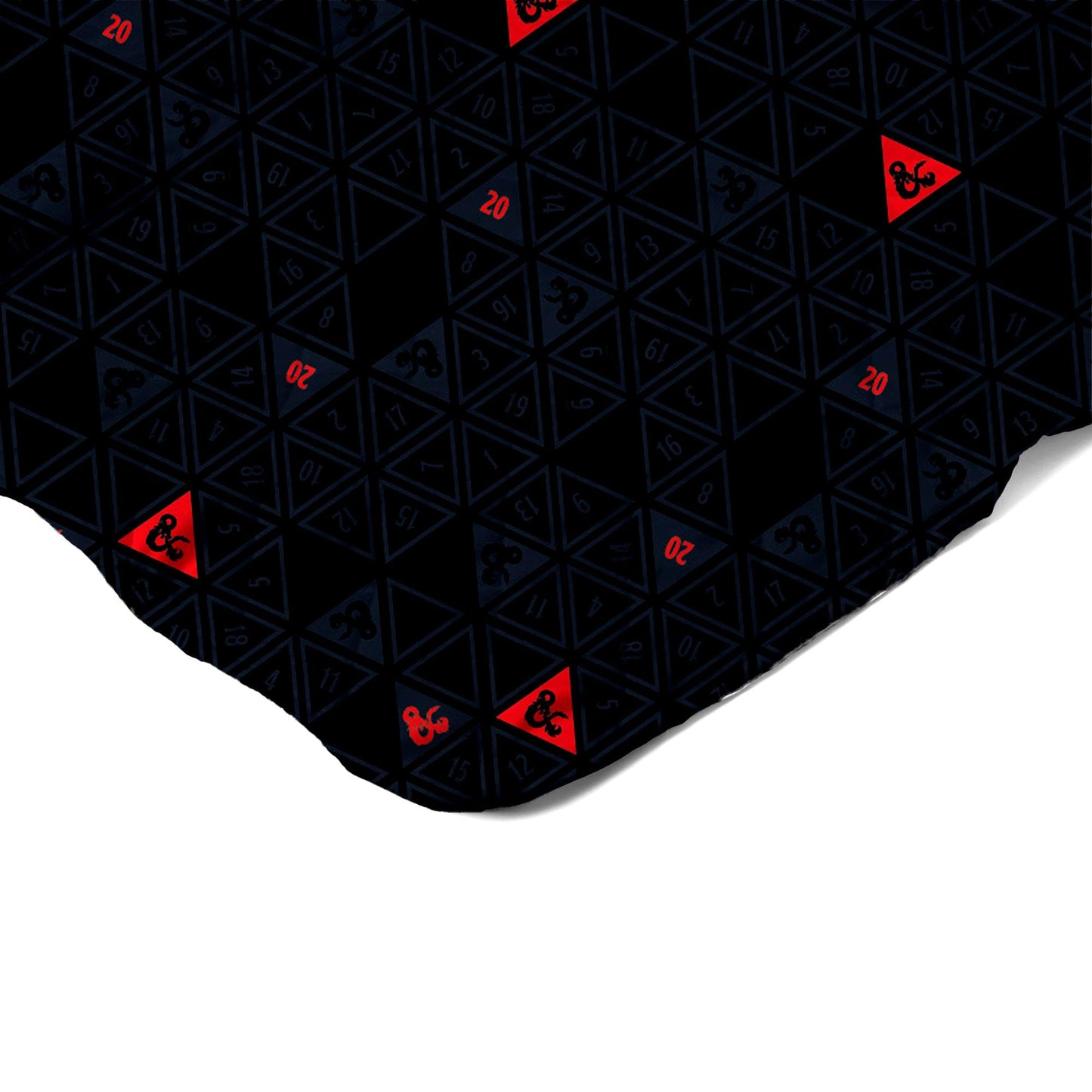 Northwest Dungeons & Dragons NAT D20 Twin Quilted Blanket, Comfy Throw, Soft Lightweight Bedding for Bed, or Couch, 60 x 90 inches