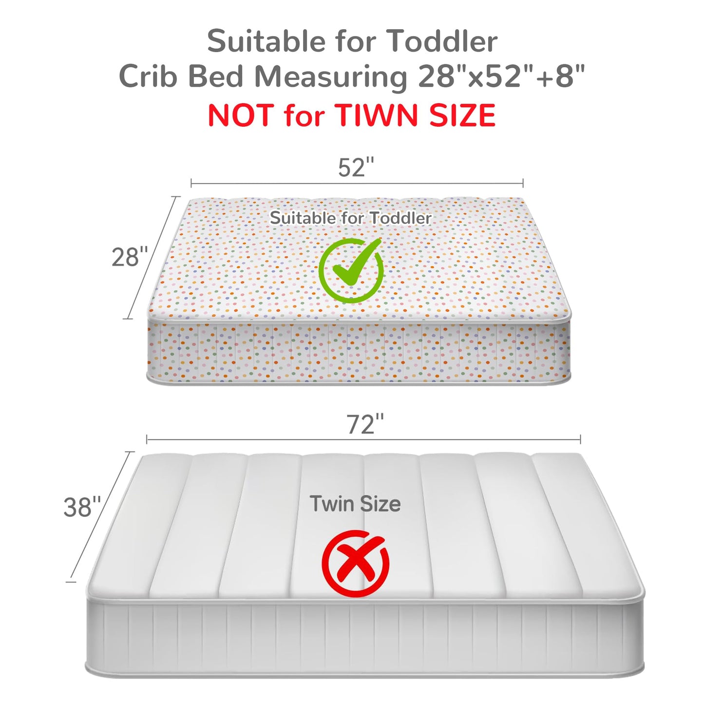 Mooreeke 4 Pieces Toddler Bedding Set - Green Floral Butterfly Toddler Comforter Sets for Girls, Includes Comforter, Flat Sheet, Fitted Sheet and Pillowcase, Bed in A Bag for Baby Bedroom