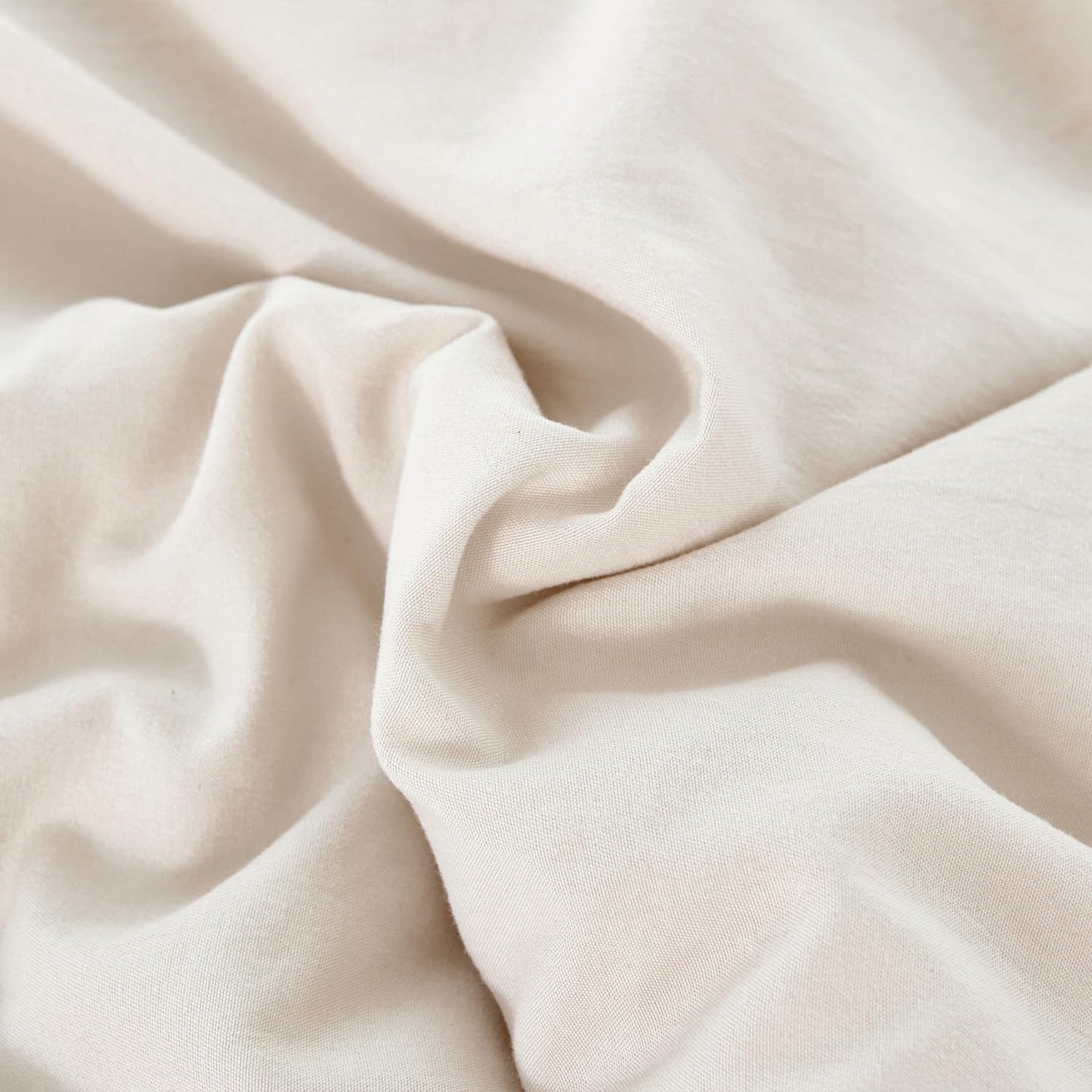 PERFEMET Queen Comforter Set 3 Pieces Beige Ruffled Comforter Set Shabby Chic Bedding Sets for Women Teen Girls Fluffy for All Season