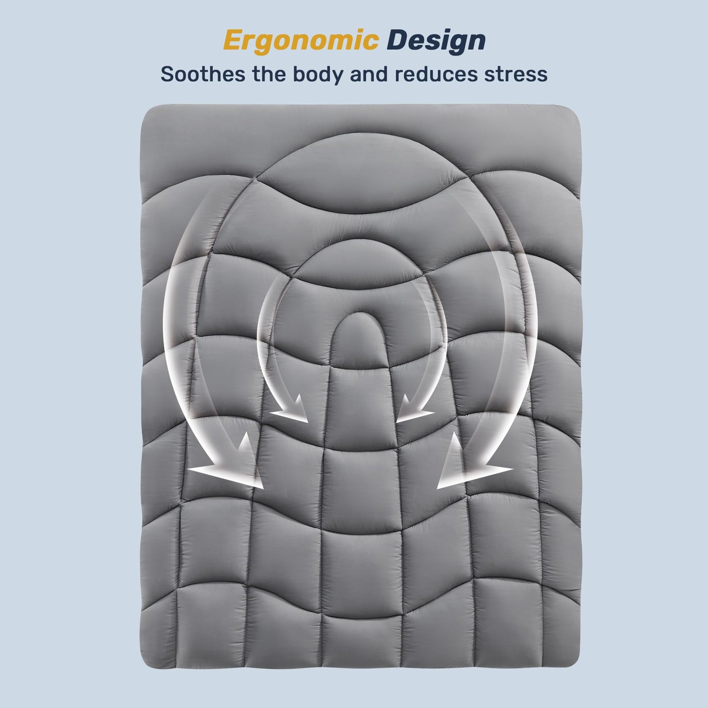 Unikome Waterproof Twin Mattress Protector - Soft Breathable Microfiber Bed Cover with Deep Pocket (Fits 8-21 Inches), Certified for Safer Chemicals (Grey, 39x75)