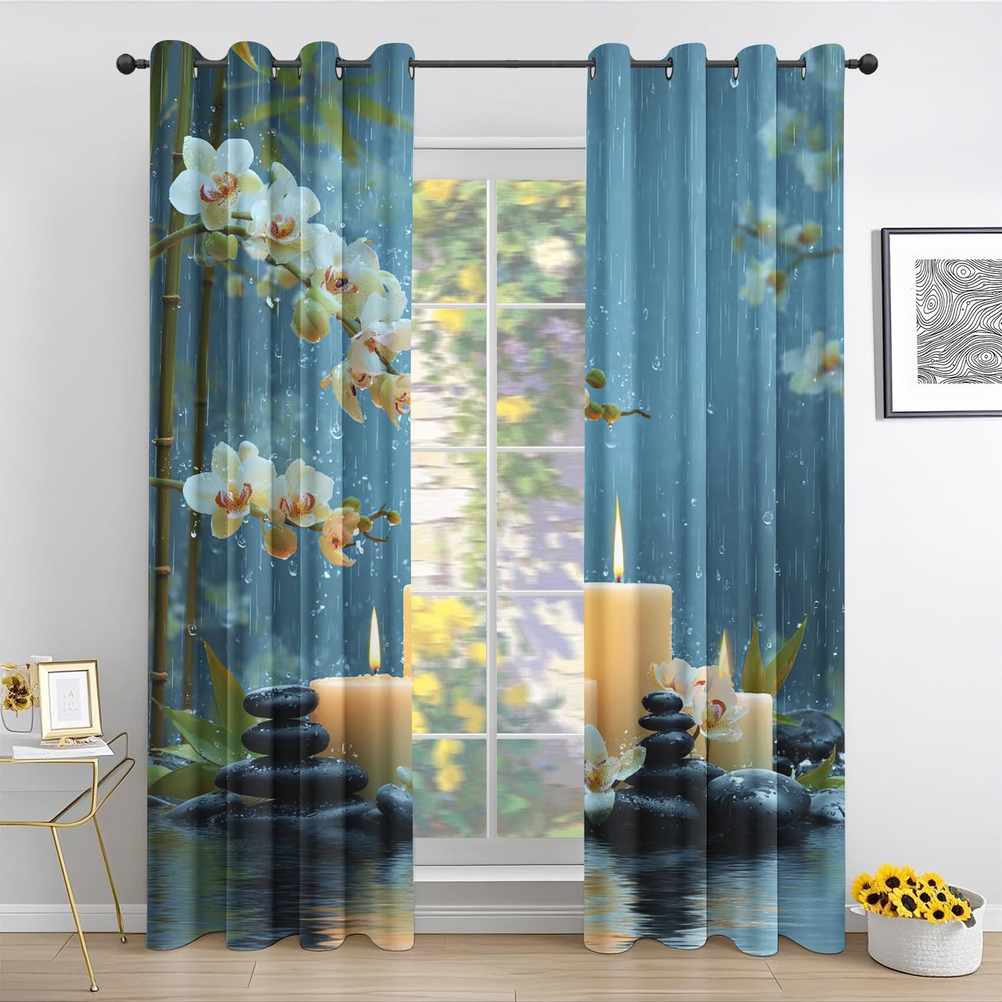 Zen Curtains for Living Room