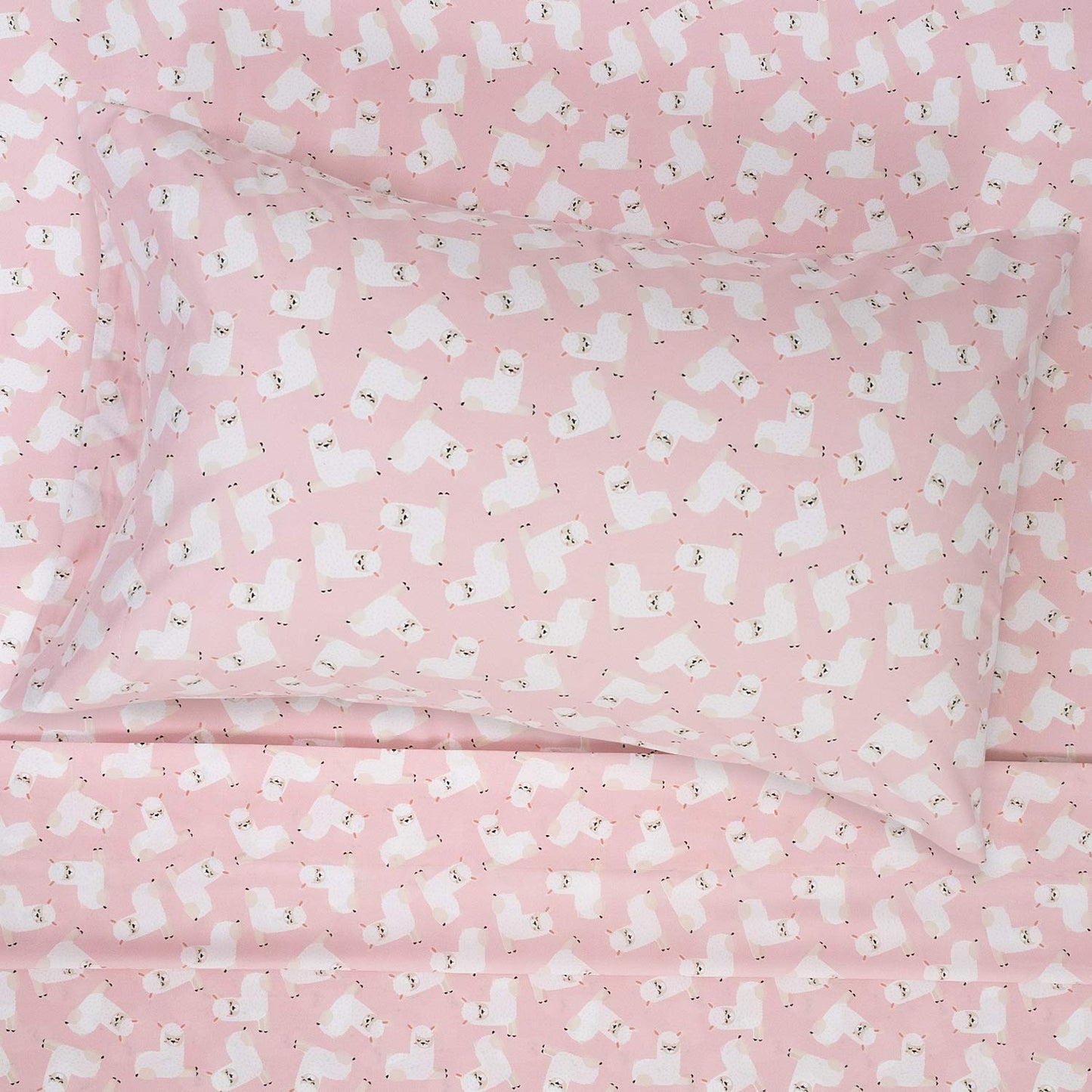 1500 Supreme Kids Bed Sheet Collection - Fun Colorful and Comfortable Boys and Girls Toddler Sheet Sets - Deep Pocket Wrinkle Free Soft and Cozy Bedding - Twin XL, Llamas