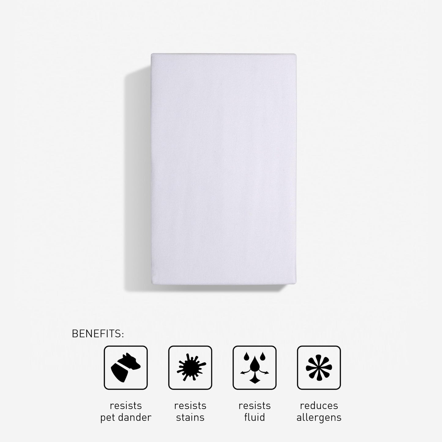Bedgear Basic Mattress Protector –Waterproof Mattress Cover for College Dorm Beds - Lightweight, Breathable & Noiseless Mattress Pad - Machine Washable Bed Protector for Stain Protection - Queen