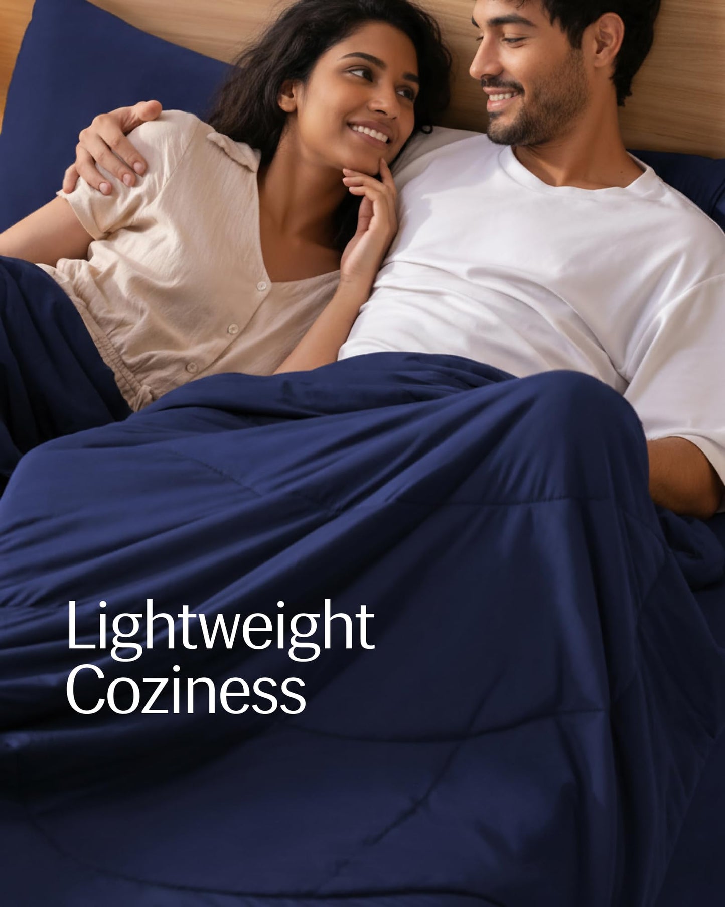 REST® Evercool® Cooling Comforter, Twin/Twin XL, Blanket for Hot Sleepers, All Season Bedding to Keep Cool for Night Sweats, Breathable Lightweight Blanket, 68"x90" Inches, Midnight Blue