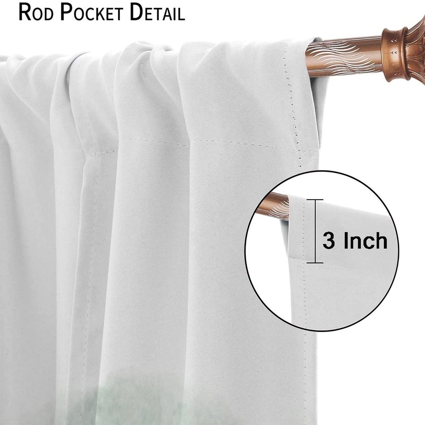 JESTRONRY Luxury Green Marble Print Curtains,Watercolor Style Texture Design Room Darkening Thermal Insulated Window Curtain Living Room Bedroom Bathroom Decor W42xL45in