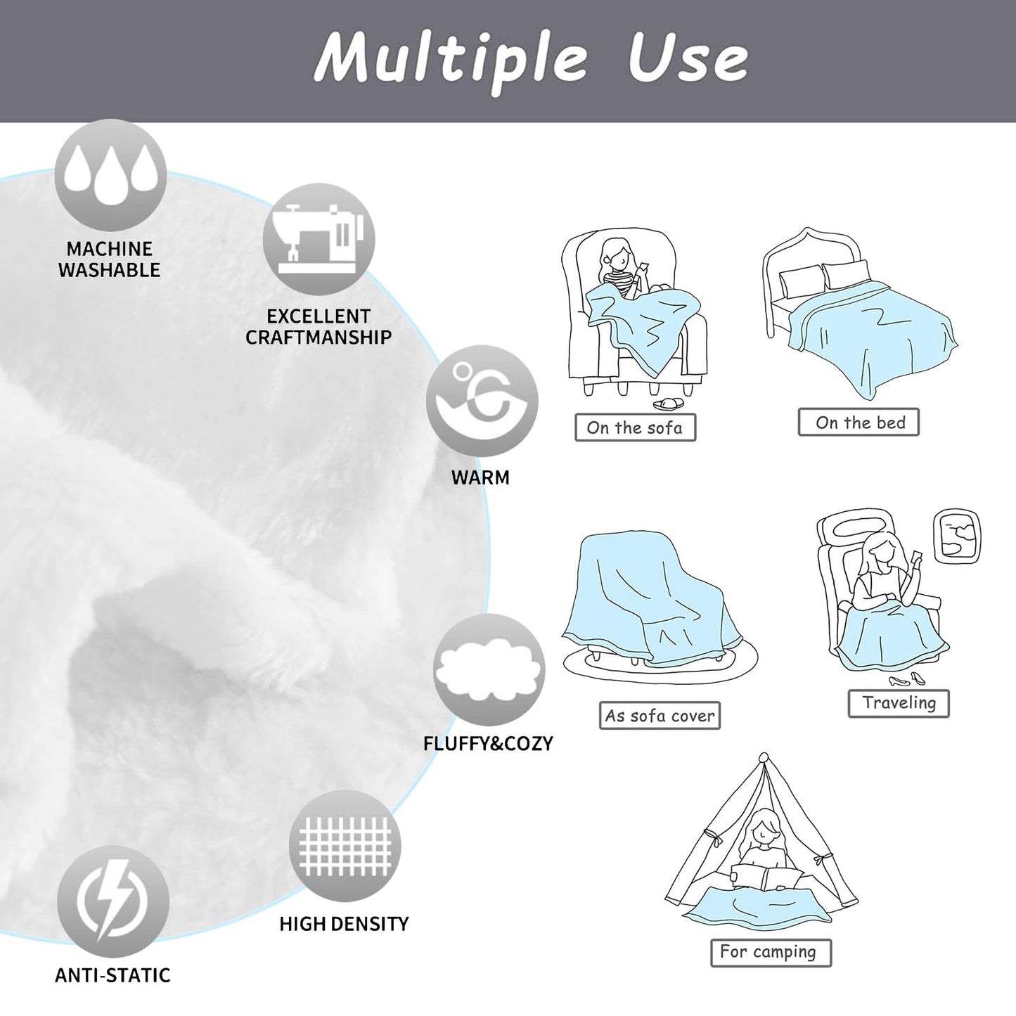 Firefighter Blanket Soft Cozy Hero Fire Rescue Burning Building Flannel Throw Blanket, Gifts for Men Fireman, Warm Yet Lightweight Blankets for Travel, Couch, Bed, Fuzzy Decor Comfort Wrap 60"×50"