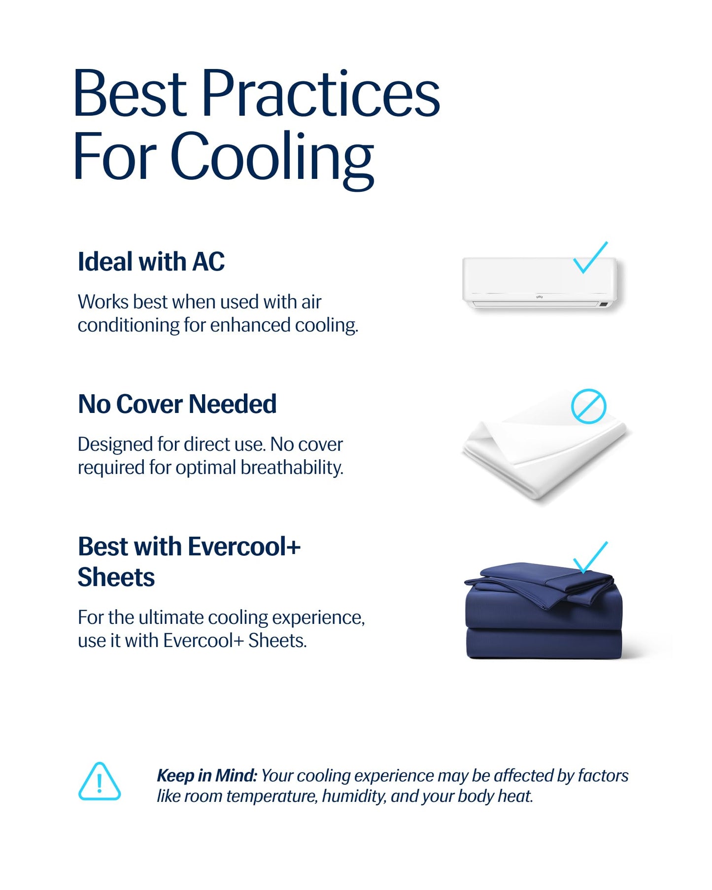 REST® Evercool® Cooling Comforter, Twin/Twin XL, Blanket for Hot Sleepers, All Season Bedding to Keep Cool for Night Sweats, Breathable Lightweight Blanket, 68"x90" Inches, Midnight Blue