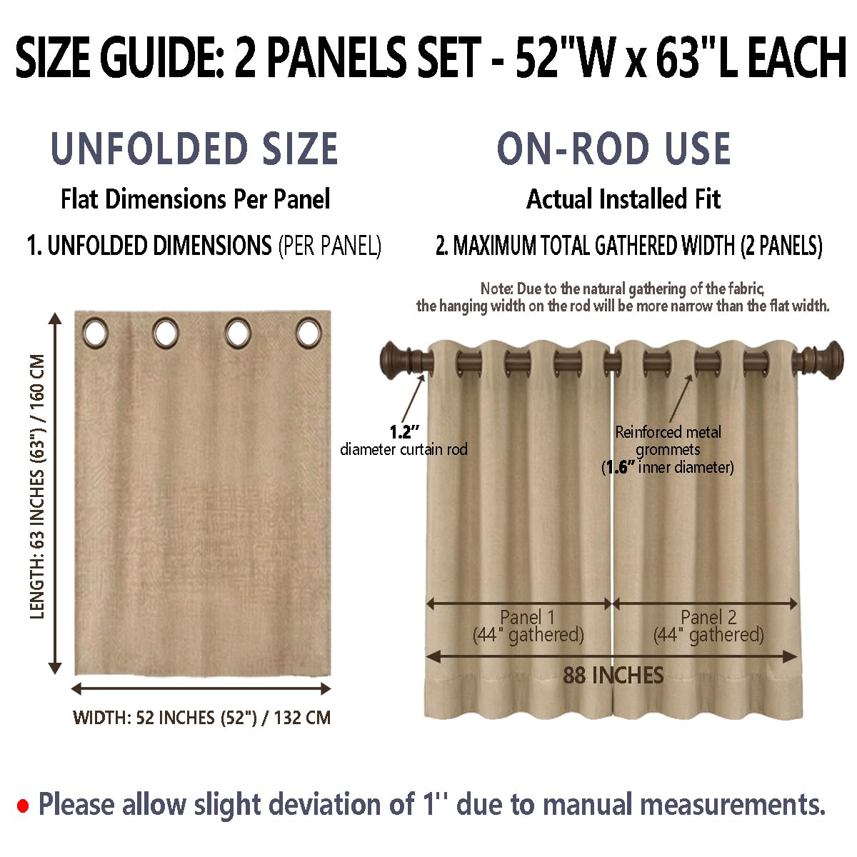 jejeloiu Geometric Curtains for Bedroom Living Room Orange Black Gray Blackout Shades Plaid Buffalo Check Room Darkening Curtain Modern Art Window Treatments, 2 Panels 52 x 63 Inch Decor