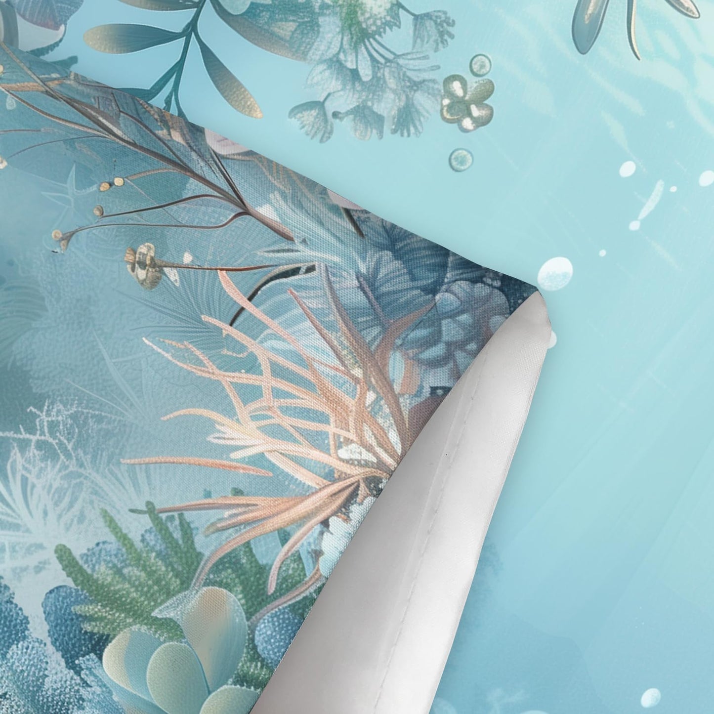 Sokdcam Sea Turtle Shower Curtain, Blue Teal Turtle Beach Theme Shower Curtain for Bathroom, 72 x 72 Inch Polyester Fabric Waterproof Bath Curtains Decor Set with 12 Hooks