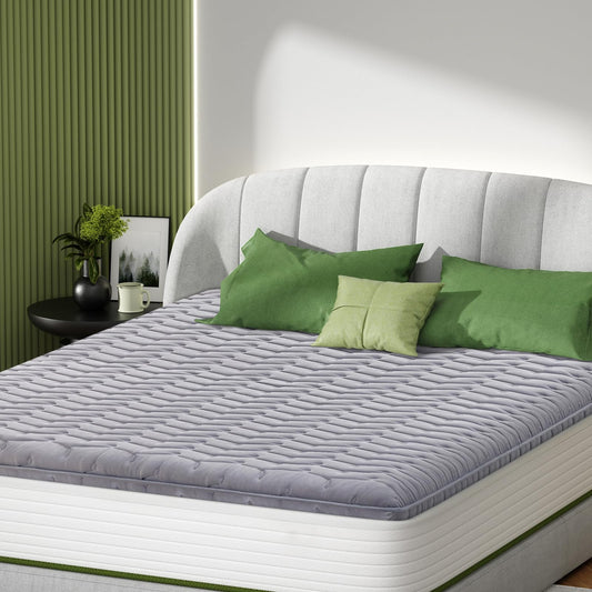 Premium Foam Full Mattress Topper,Firm Mattress Topper for Back Pain,Provide Lasting Support,Thicken Bed Topper,Premium Gray(75×54Inches)
