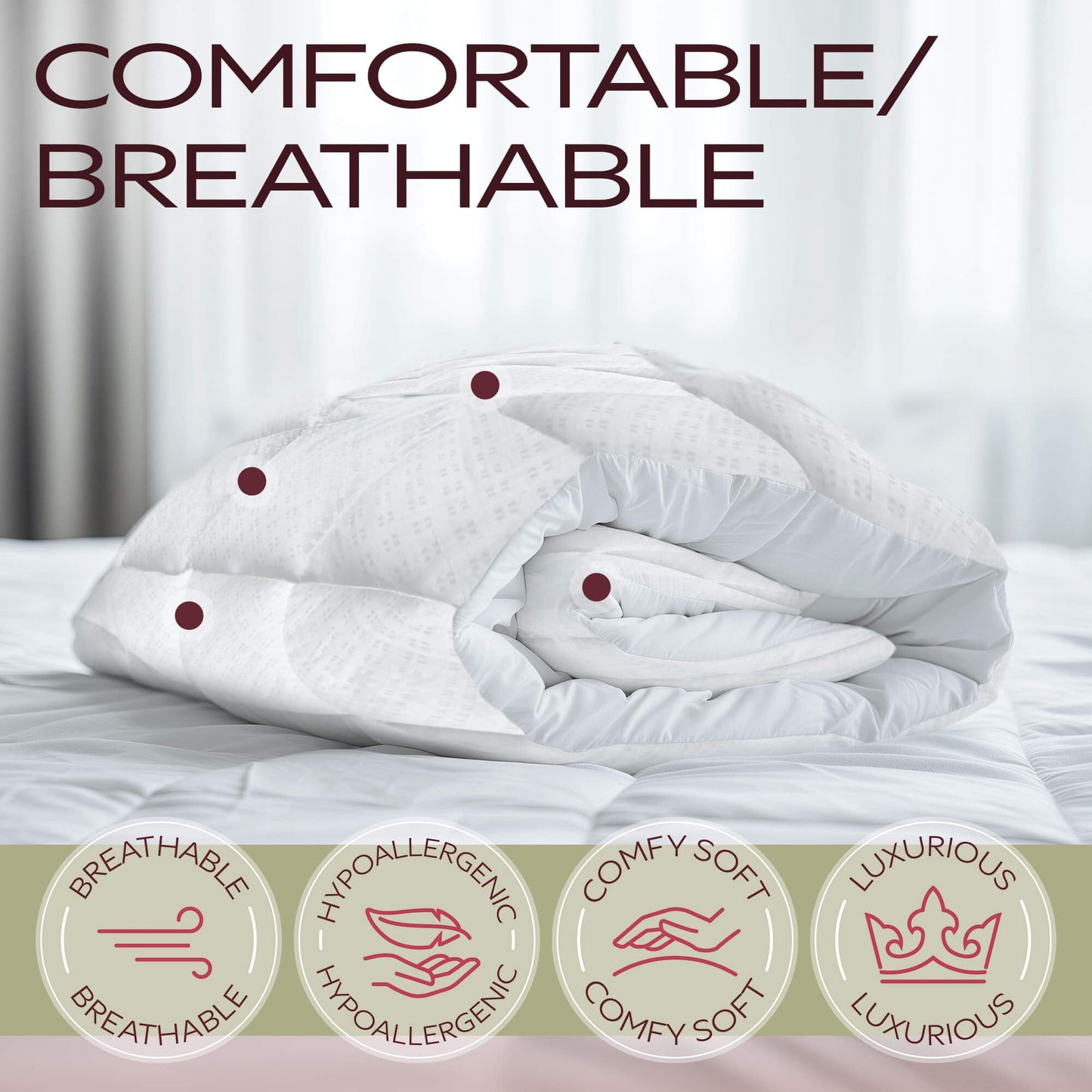 Maxi Full Size Mattress Pad - Luxurious Cotton Sateen Mattress Protector - Soft, Comfortable, and Breatheable Mattress Cover - Mattress Pad Protects Mattress from Dust, Dirt, Spills, and Stains.