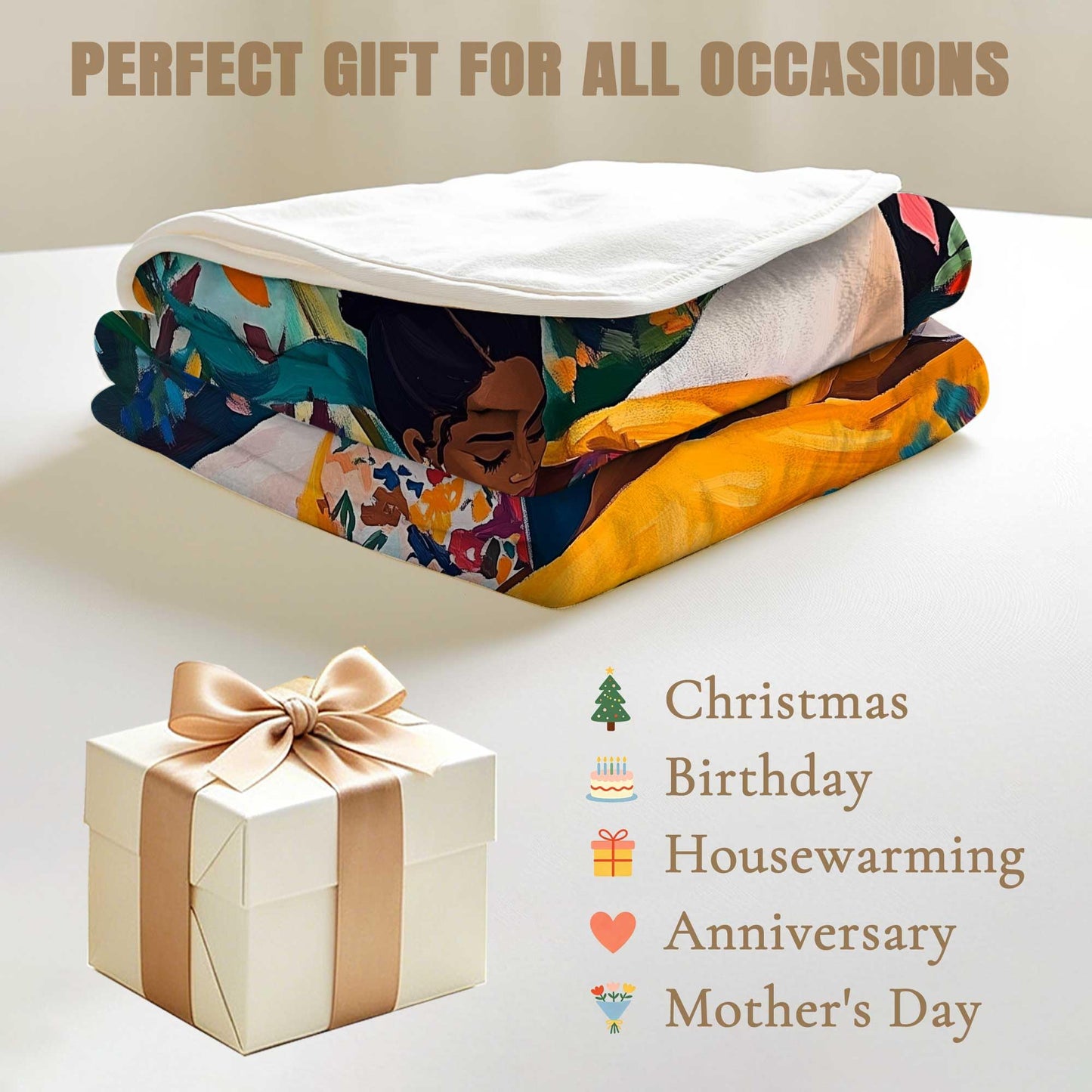 GXYAOYZG Black Woman Reading Blanket African American Throw Blanket Book Lover Throws Cozy Soft Flannel Black Girl Reader Blankets for Couch Sofa Bed Decor Librarian Gift (Reading - 4, 49" x 59")