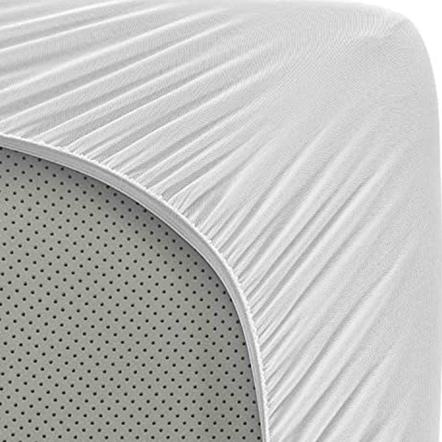 Cooling Charcoal Infused Mattress Protector, Protect-A-Bed, Waterproof, 5-Sided, Queen