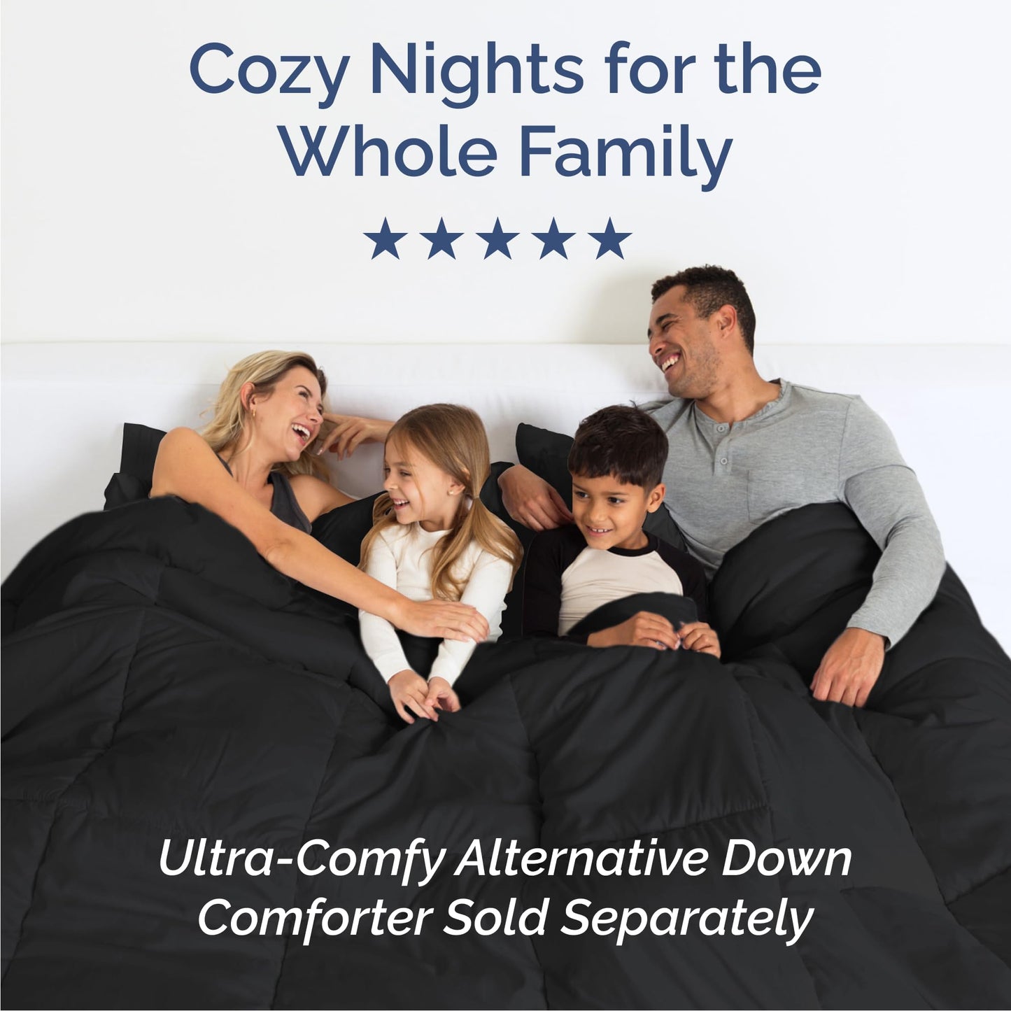 Queen Size 4 Piece Sheet Set - Comfy Breathable & Cooling Sheets - Hotel Luxury Bed Sheets for Women & Men - Deep Pockets, Easy-Fit, Extra Soft and Wrinkle Free Sheets - Black Oeko-Tex Bed Sheet Set