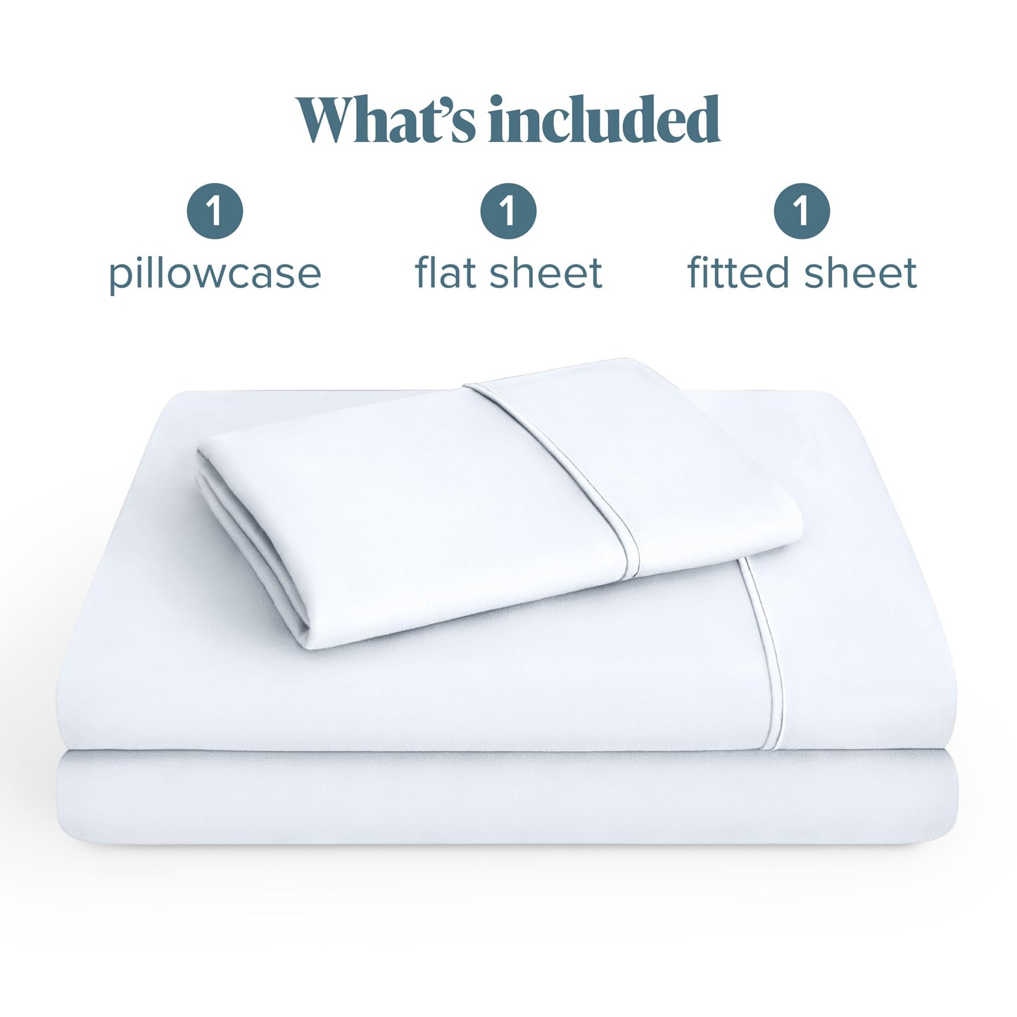 Bare Home Twin XL Sheet Set - 22" Deep Pockets - College Dorm Size - Luxury 1800 Ultra-Soft Microfiber Twin Extra Long Bed Sheets - Easy Fit - Extra Soft - 3 Piece Set - Bed Sheets (Twin XL, White)