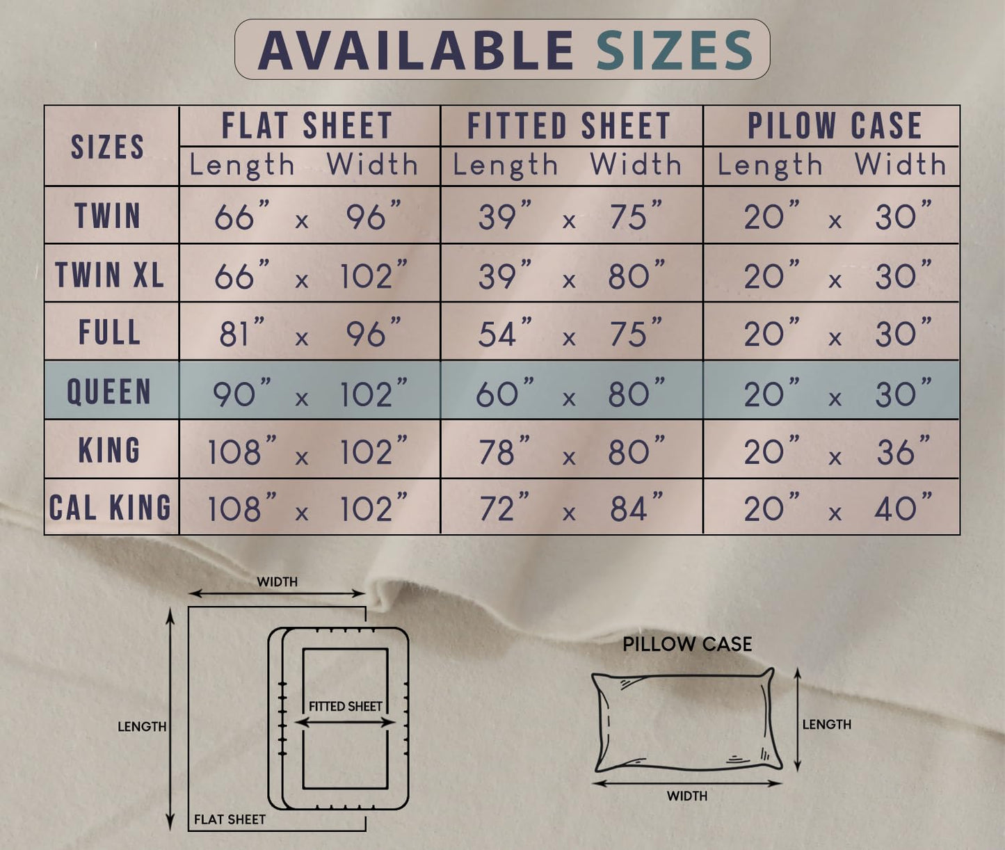 RUVANTI Flannel Sheets Queen Size - 100% Cotton Double Brushed Bed Sheets, Deep Pockets 16 Inches Queen Sheet Set, All Seasons Breathable & Extra Soft - Warm & Cozy, 4 Piece, Check & Bolt Pink
