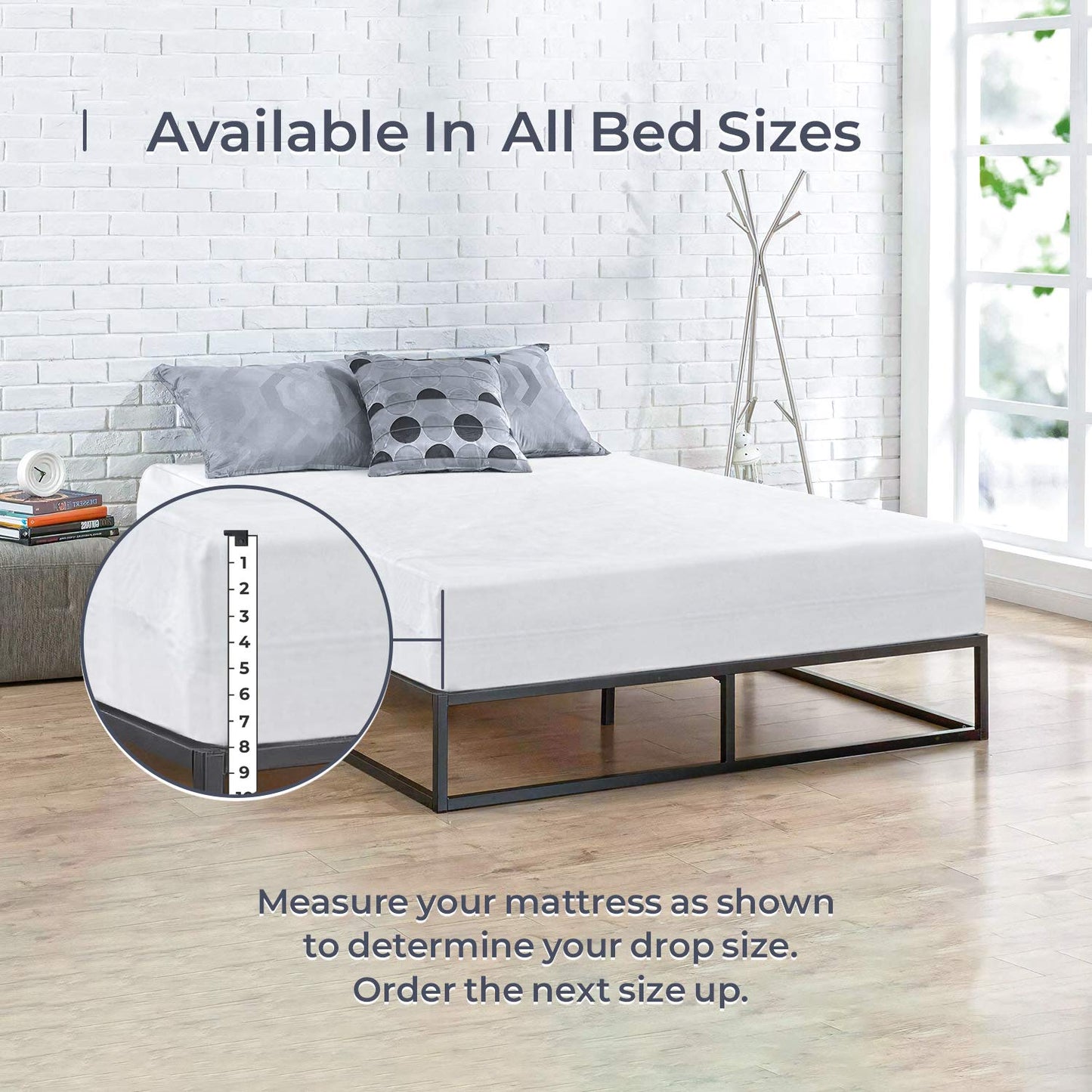 BLISSFORD Plastic Mattress Protector Zippered Queen, Waterproof Vinyl Mattress Cover, Heavy Duty Noiseless Mattress Encasement