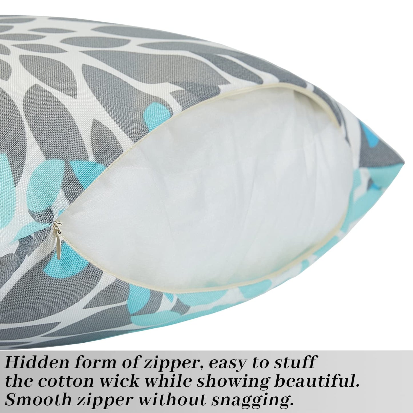 JMGBird Outdoor Pillow Covers 18x18 Throw Pillow Covers