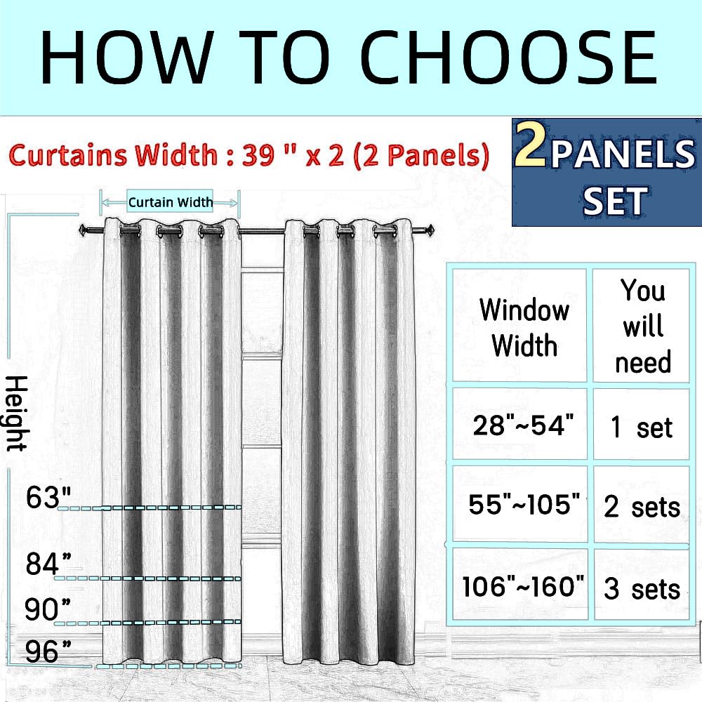 MYRU Absolutely Blackout Curtains for Kids Room,2 Layers Lined Curtains for Boys Girls Room,Set of 2 (Colorful Pencil, 2 x 39 x 63 Inch)