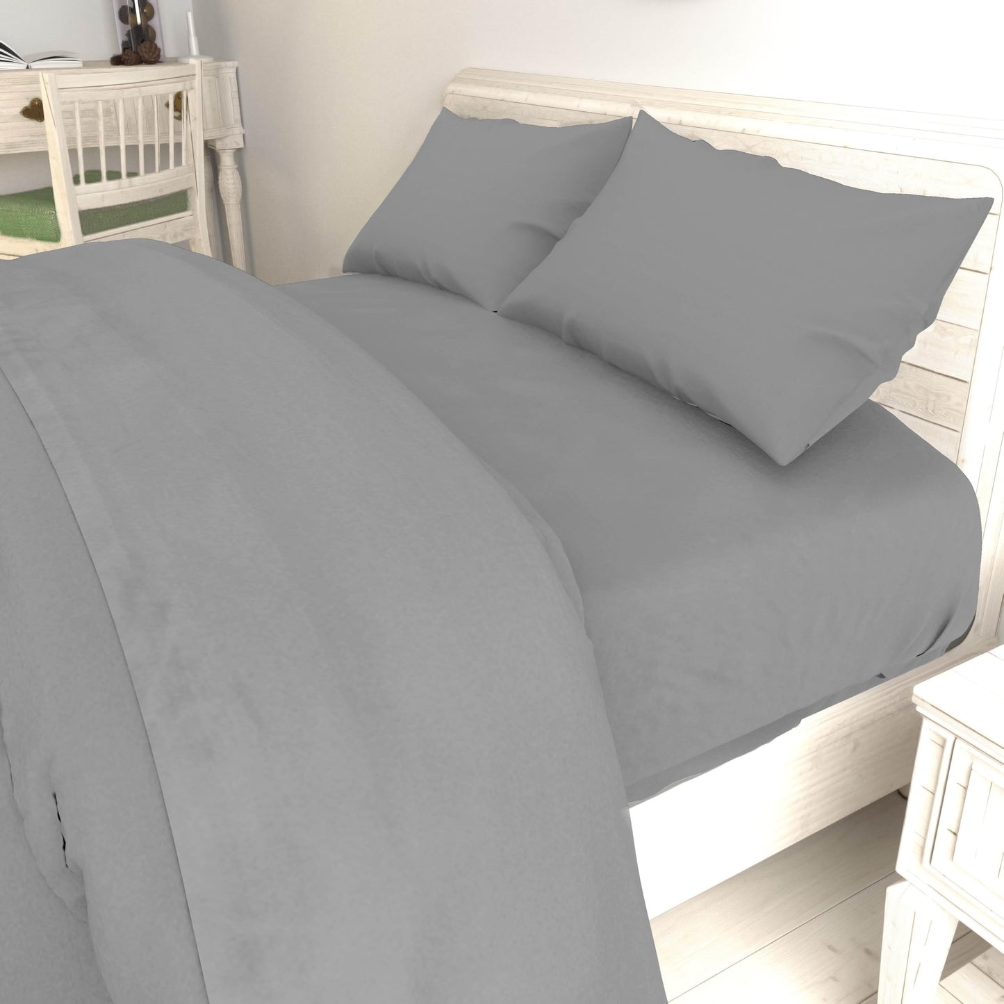 Jay Franco Sheet Set with Fitted, Flat Sheets & Pillow Cover - Ultra-Soft Bedding with Pillowcase for Room Decor, Beige - Nightmare Before Christmas, 4 Piece Queen